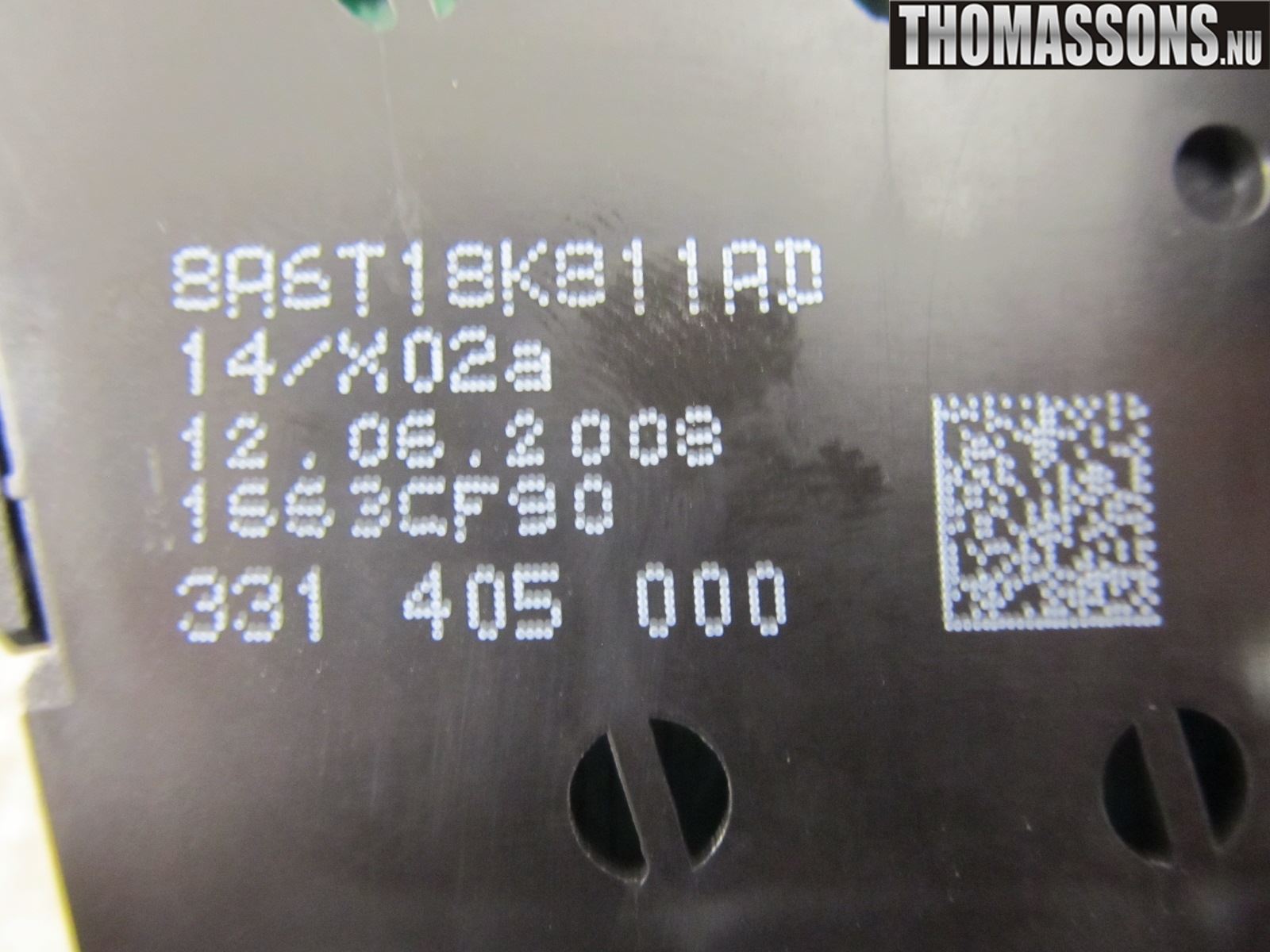 Ford FIESTA 09-12 Varme Ac Betjening-Display