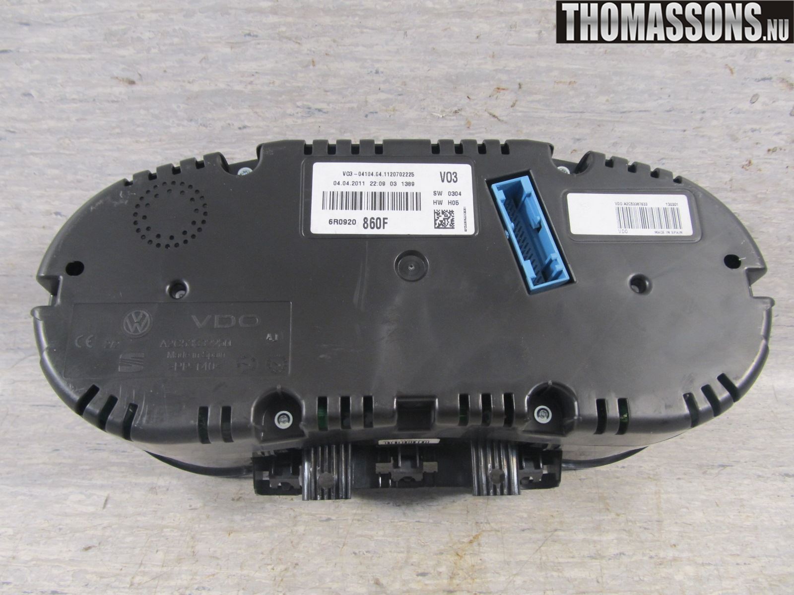Volkswagen VW POLO 10-17 Instr Kombinert