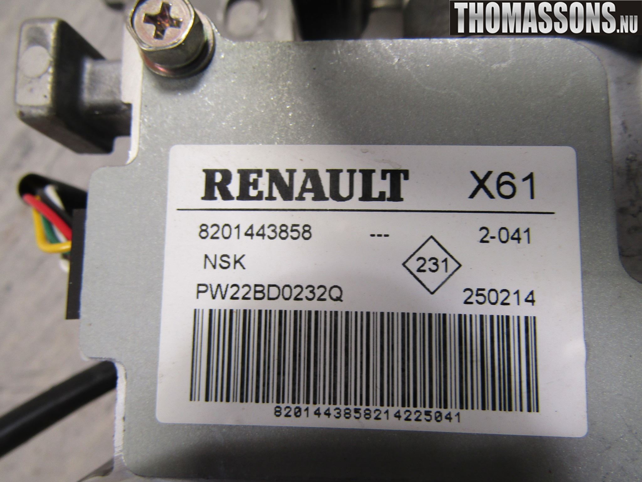 Mercedes-Benz MB CITAN (W415) 13-21 Rattakselaggregat Innebygd Servo