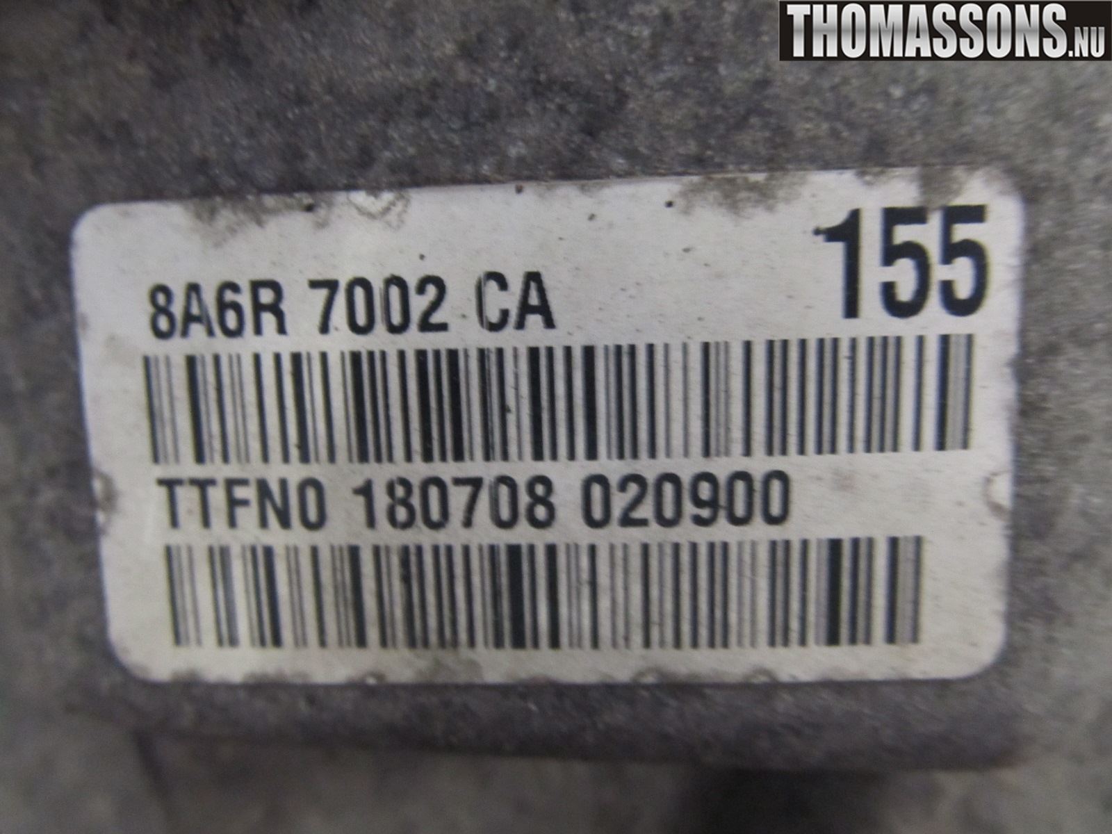 Ford FIESTA 09-12 Gearkasse 5 Trinn
