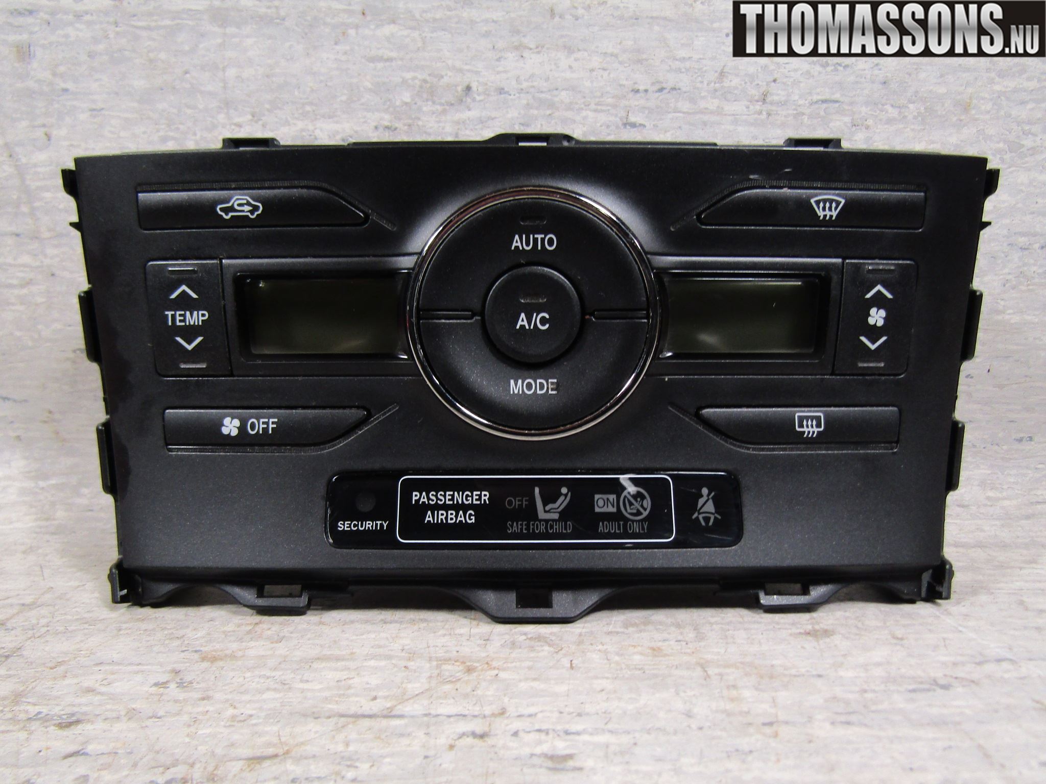 Toyota AURIS 10-12 Varme Ac Betjening-Display