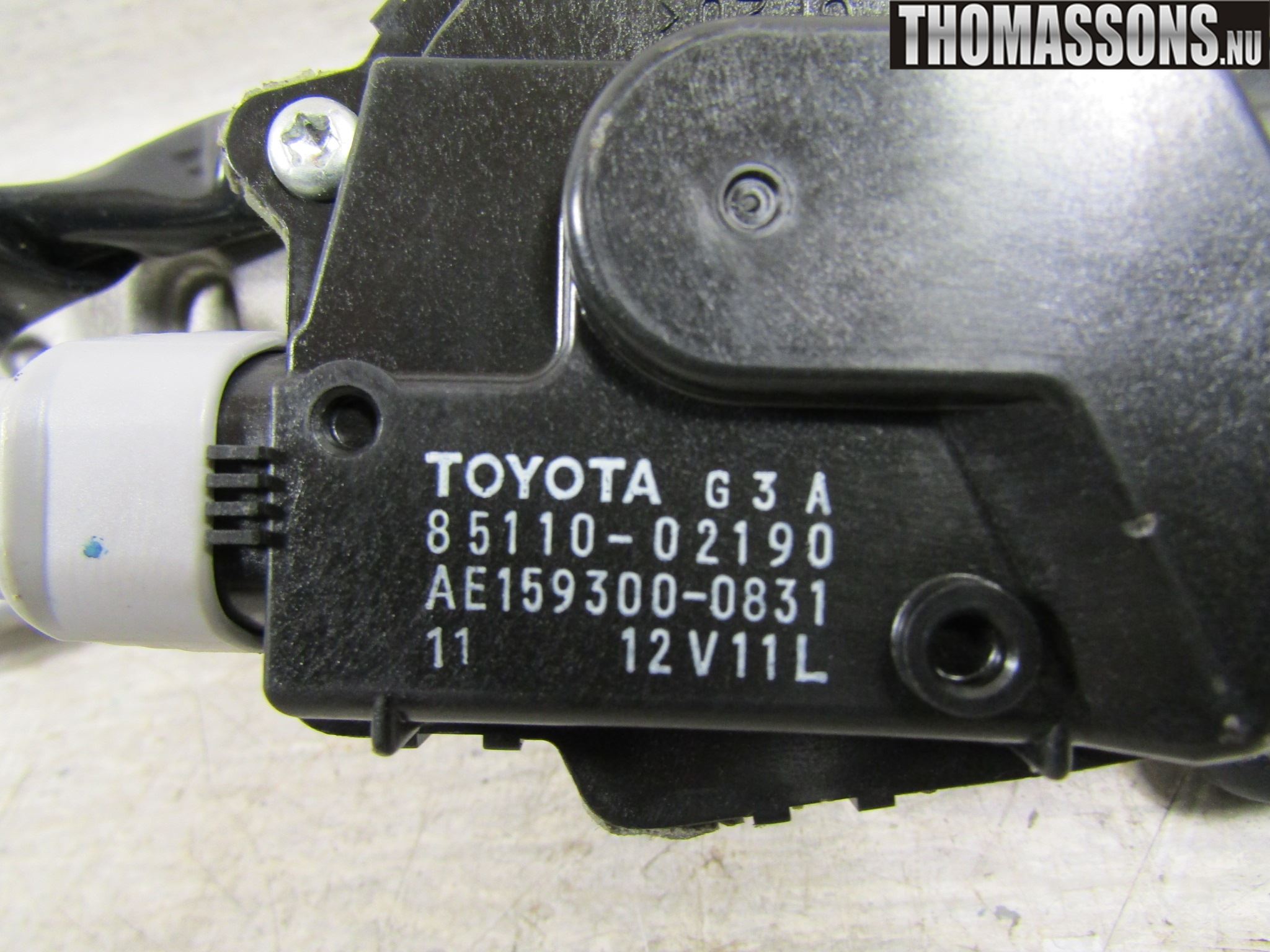 Toyota AURIS 10-12 Viskermotor Frontrute