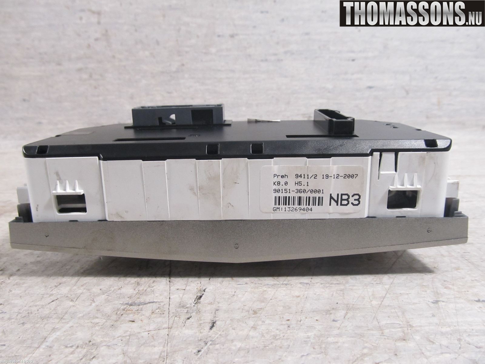 Opel ASTRA H 04-12 Varme Ac Betjening-Display