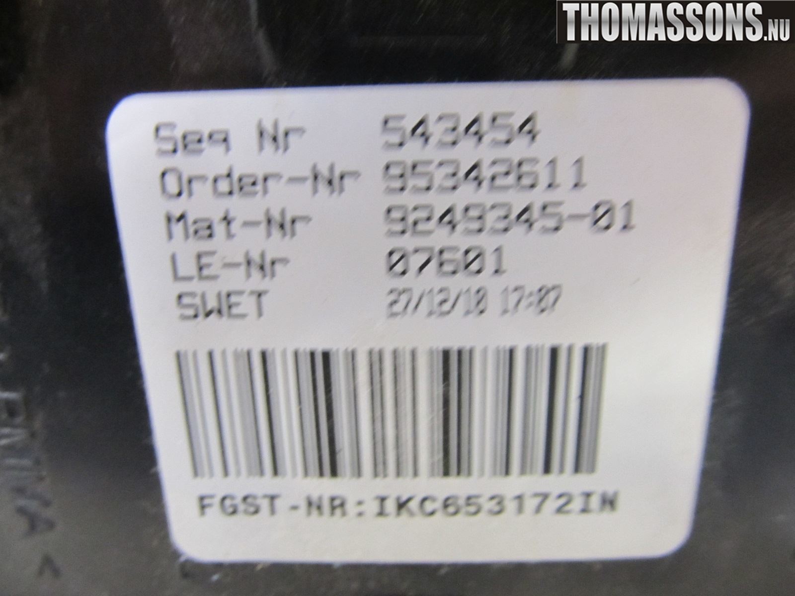 BMW 5 F10/F11/F18 09-17 Instr Kombinert