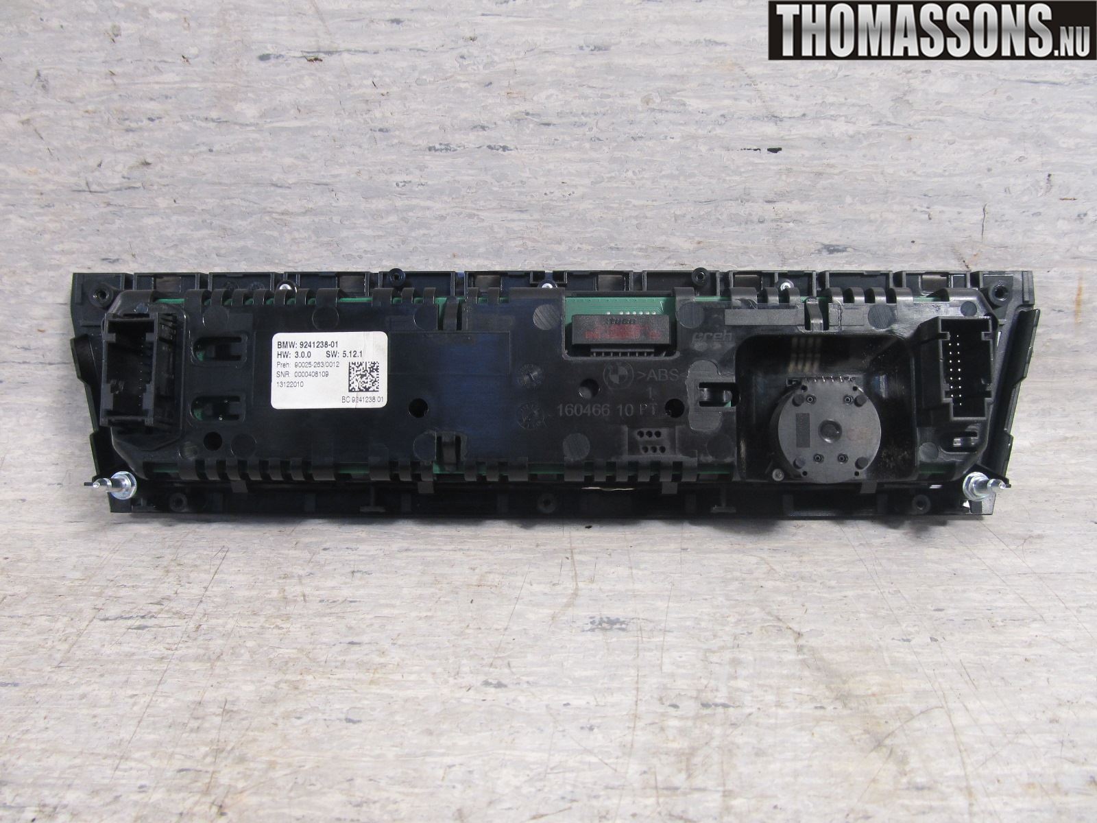 BMW 5 F10/F11/F18 09-17 Varme Ac Betjening-Display