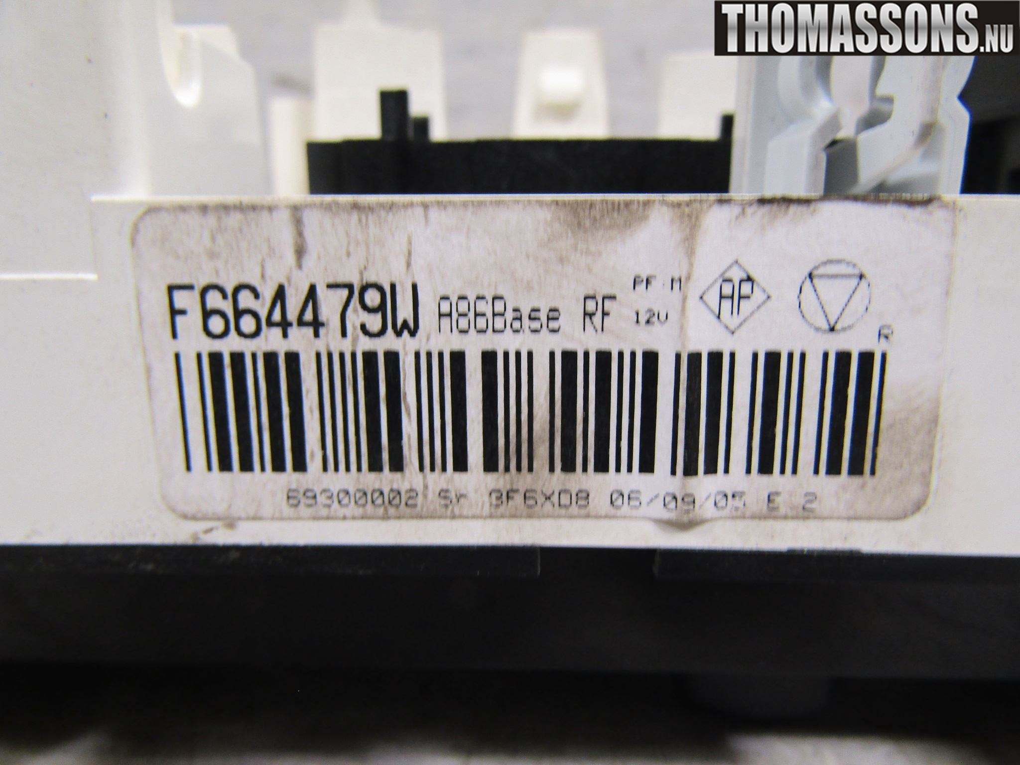 Peugeot 1007 Varme Ac Betjening-Display