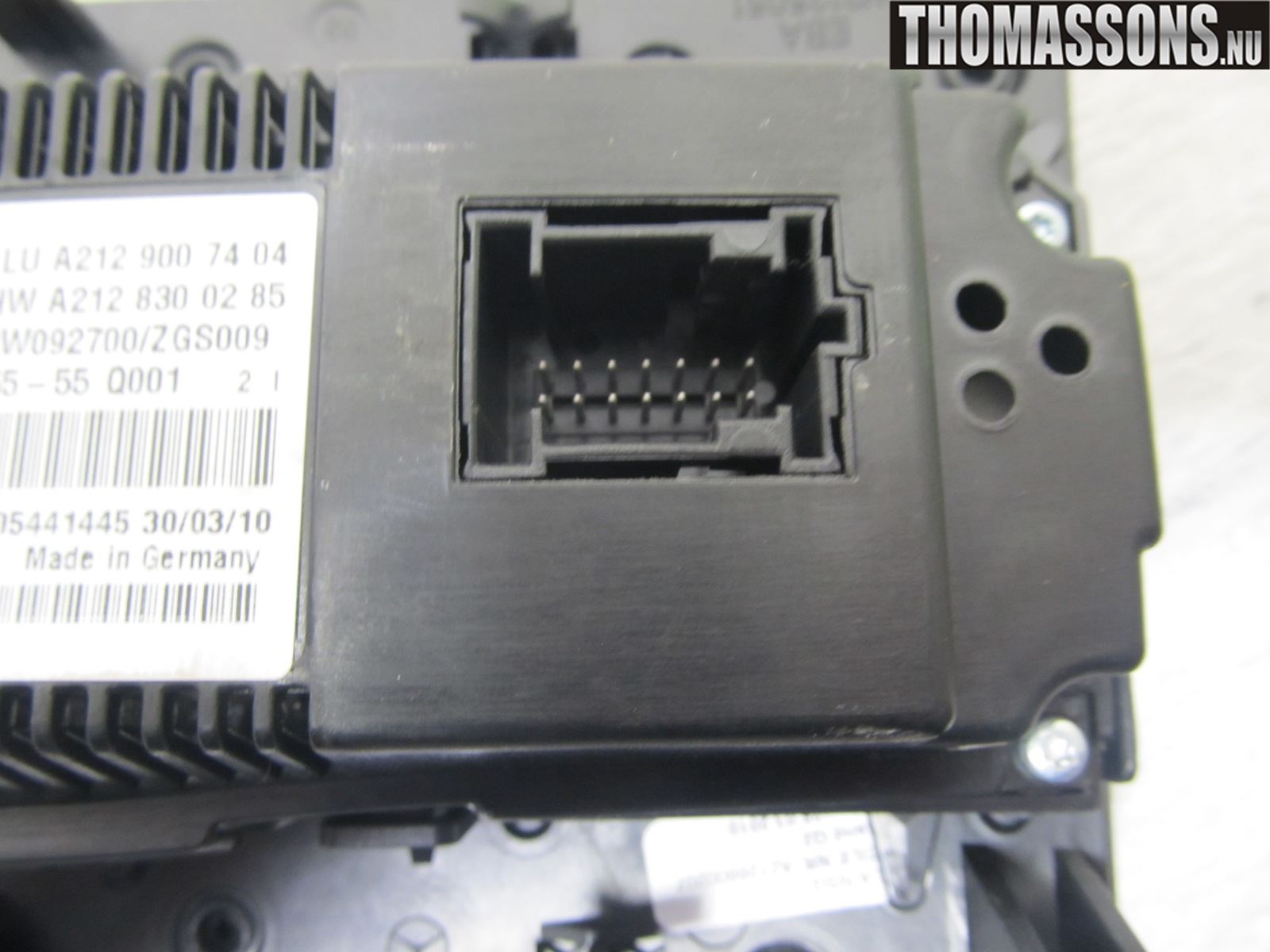 Mercedes-Benz MB E-KLASS (W212) 09-16 Varme Ac Betjening-Display