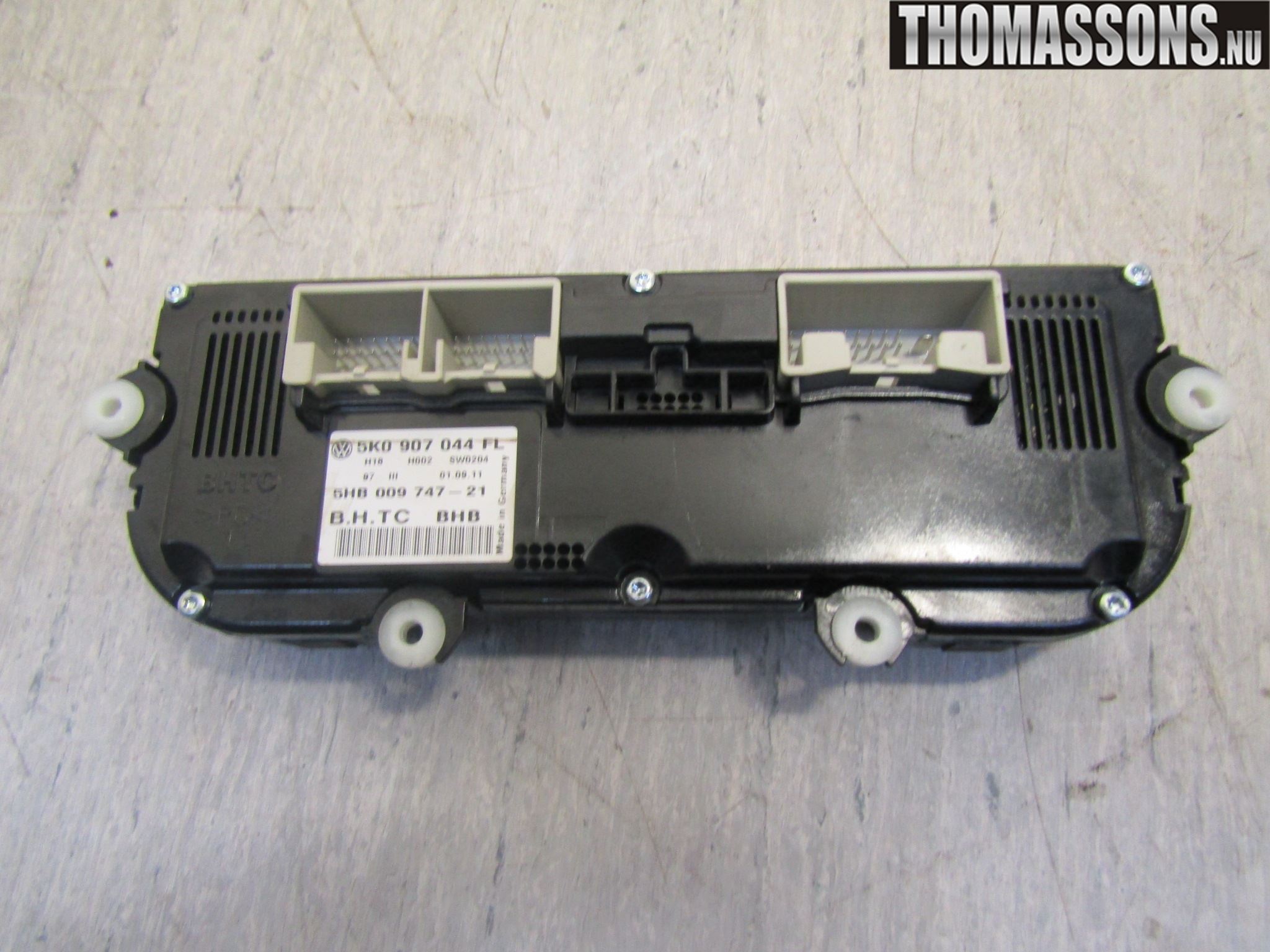 Volkswagen VW SHARAN 11- Varme Ac Betjening-Display