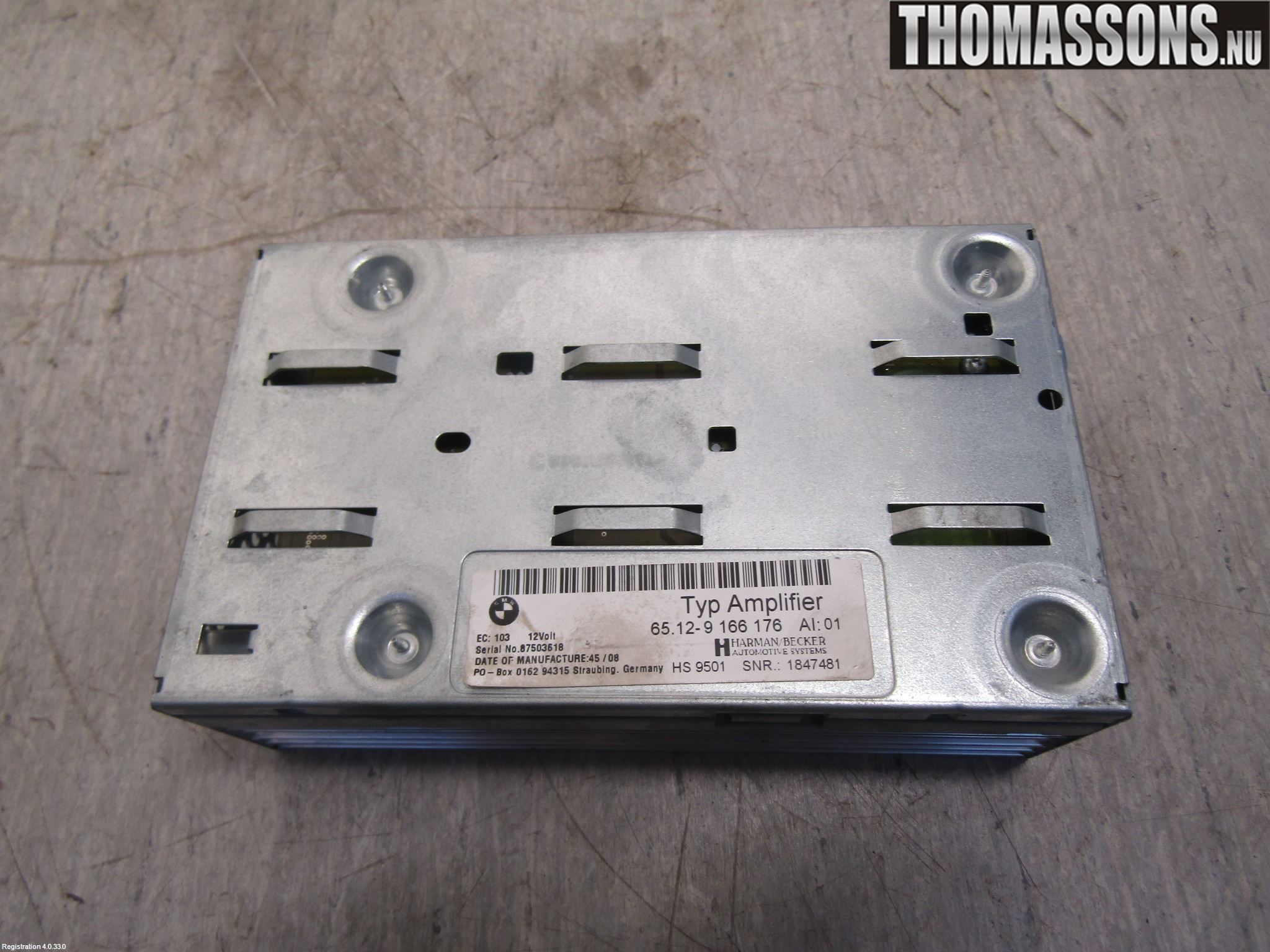 BMW 5 E60/61 Sed/Tou 02-10 Stereo Forsterker