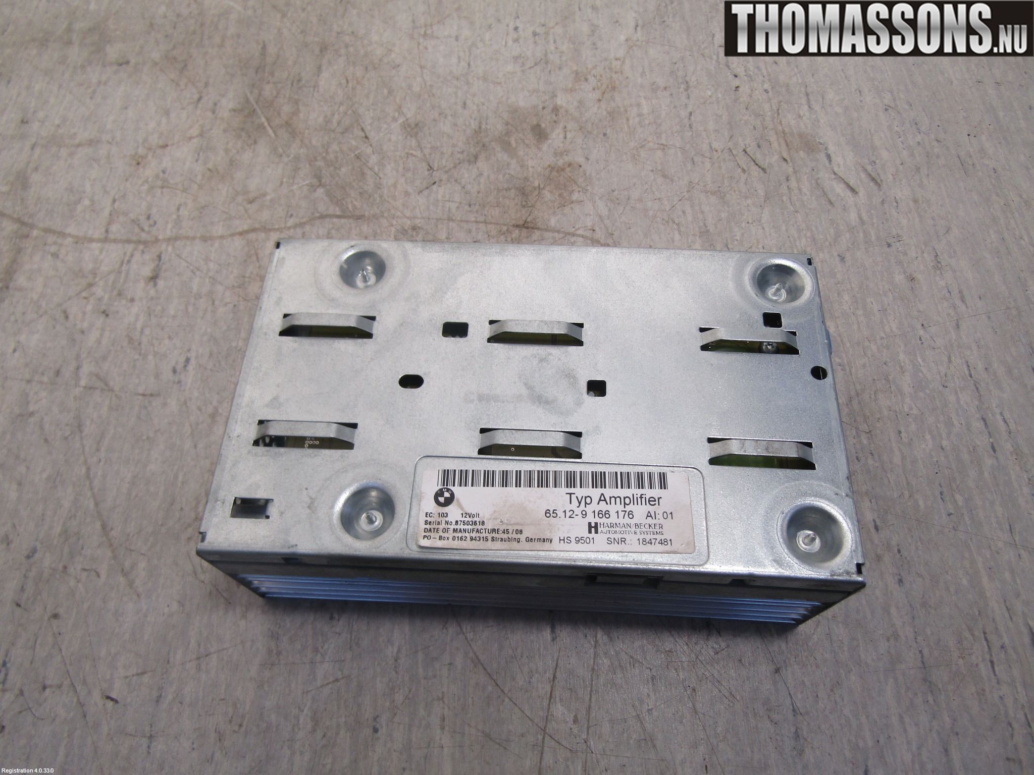 BMW 5 E60/61 Sed/Tou 02-10 Stereo Forsterker