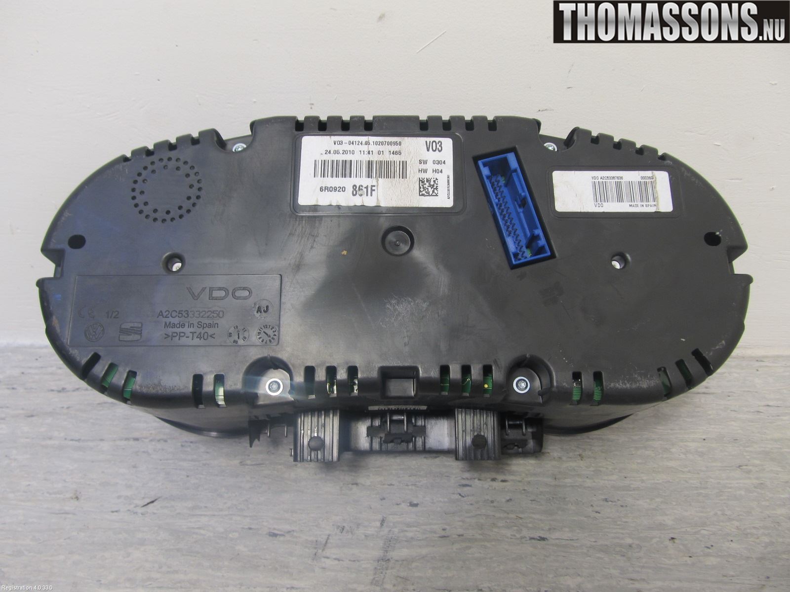 Volkswagen VW POLO 10-17 Instr Kombinert