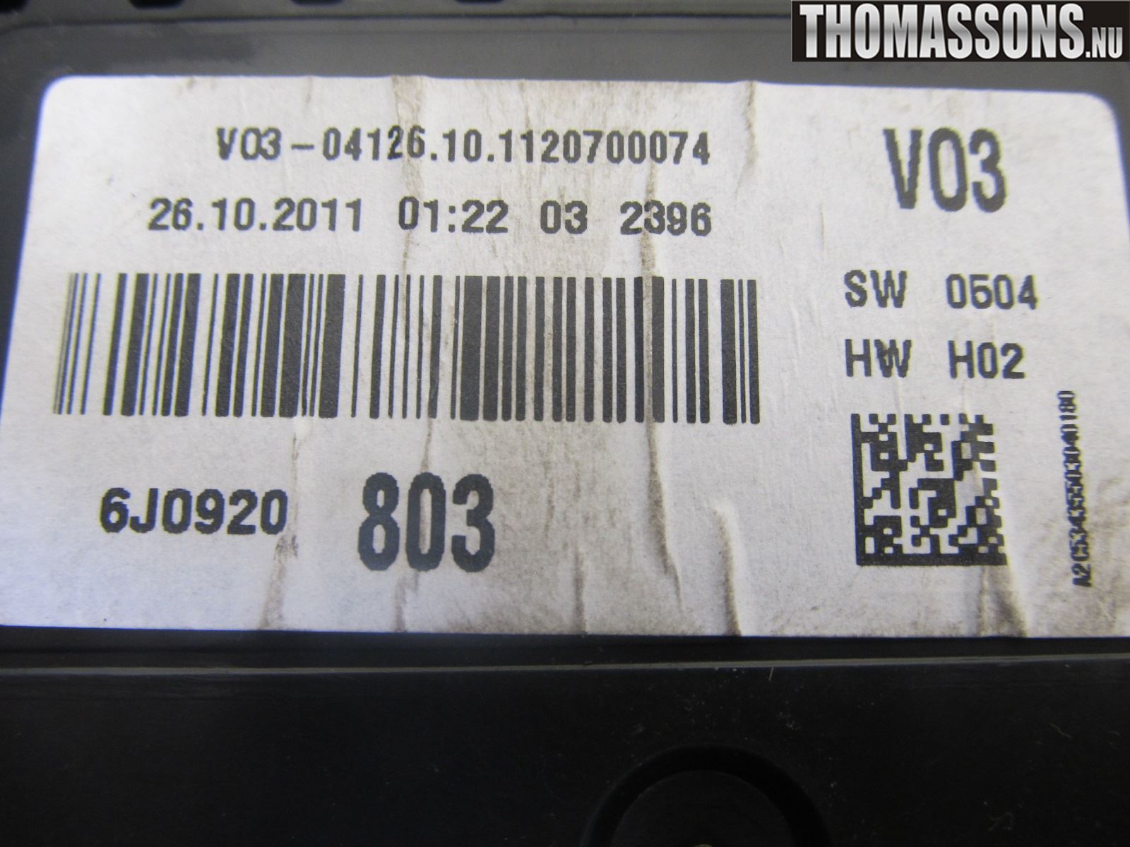 Seat IBIZA IV 08-16 Instr Kombinert