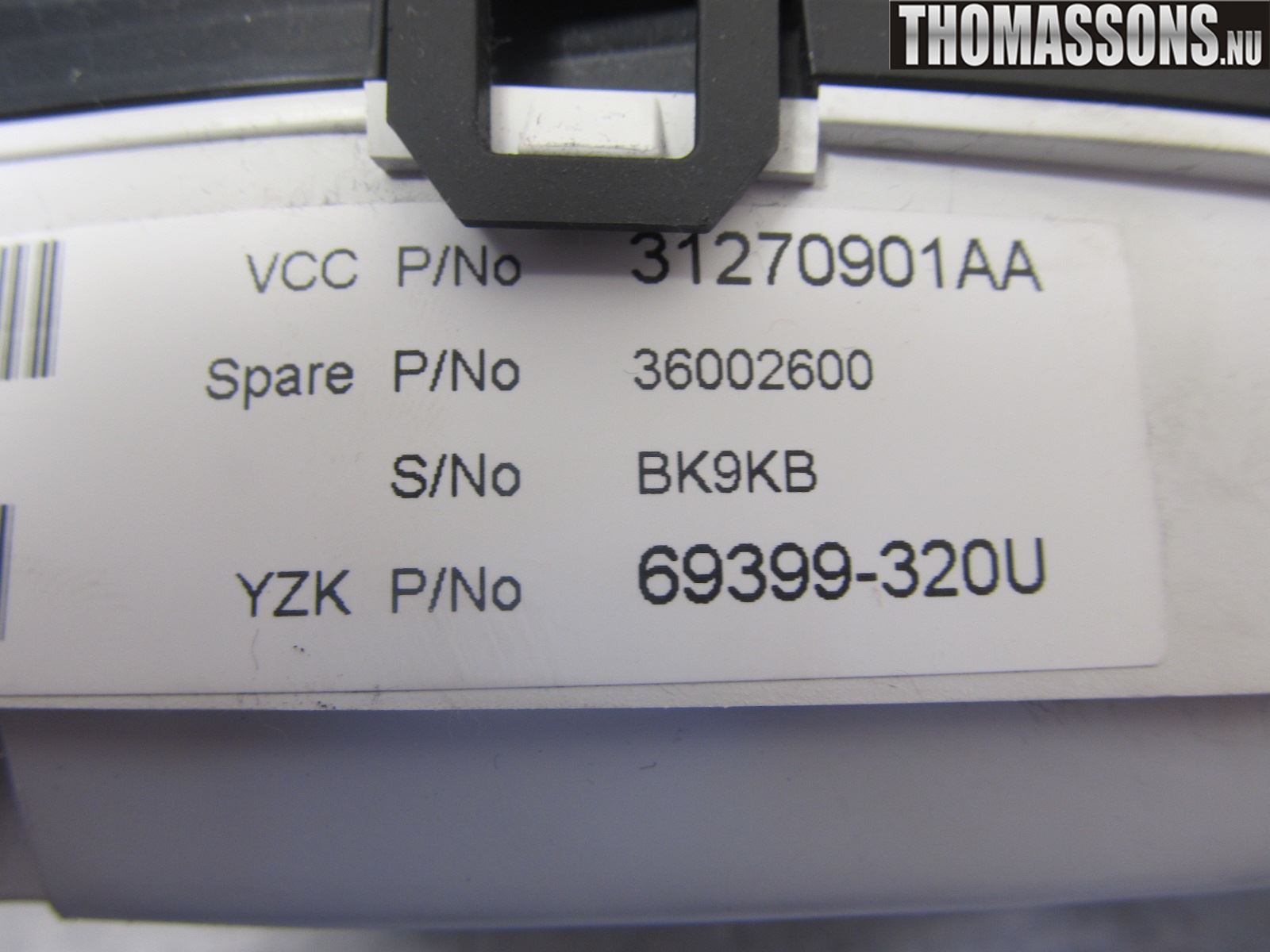 Volvo XC60 09-13 Instr Kombinert