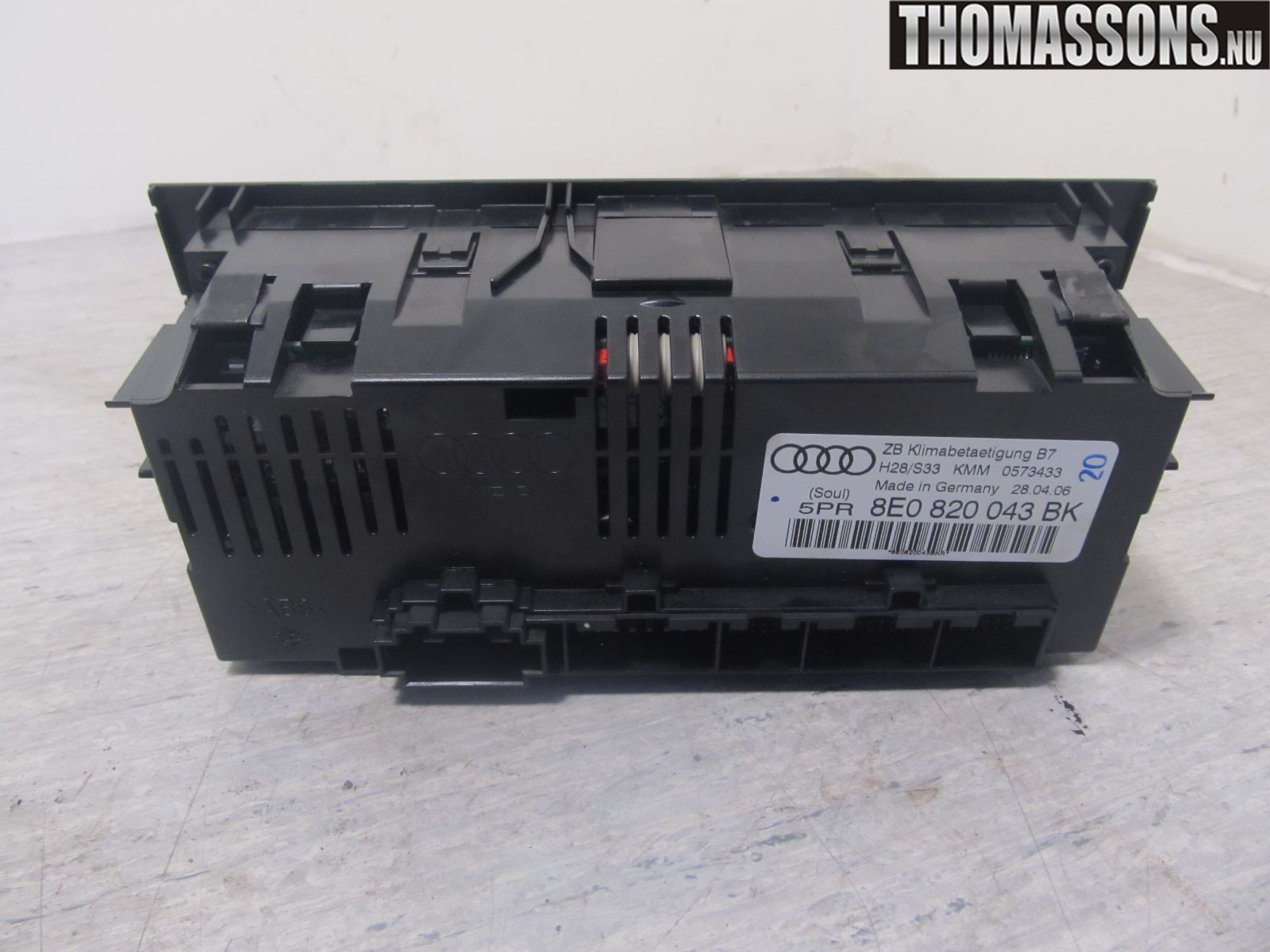 Audi A4/S4 05-07 Varme Ac Betjening-Display