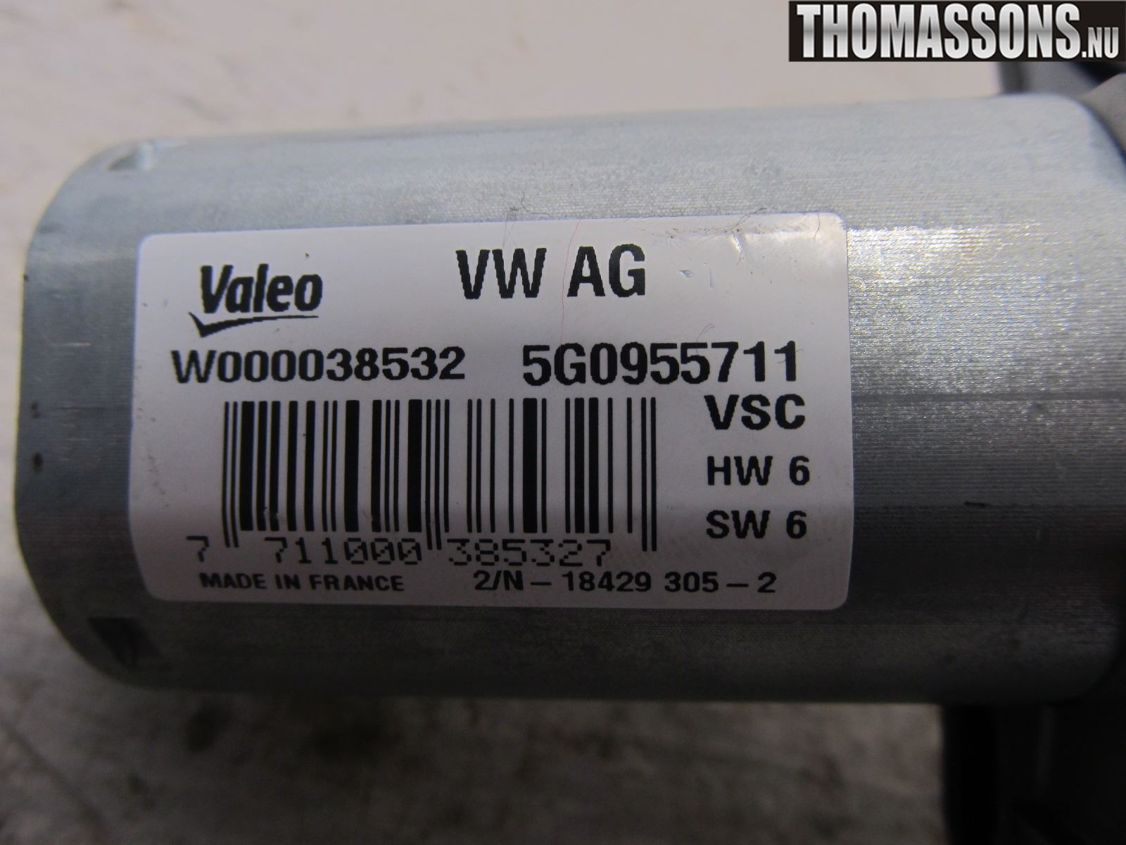 Volkswagen VW GOLF / E-GOLF VII 13-20 Viskermotor Bakluke