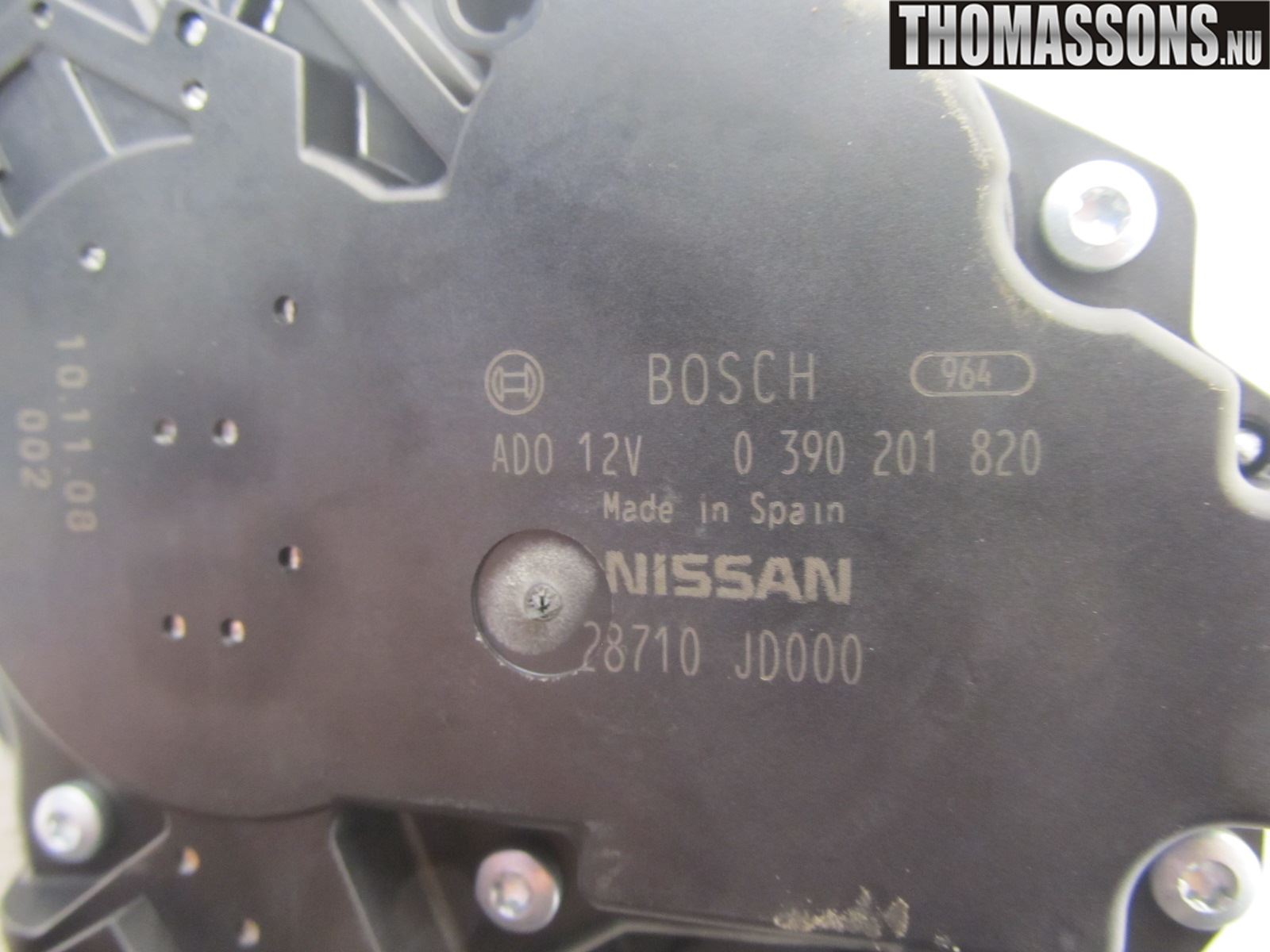 Nissan QASHQAI+2  10-14 Viskermotor Bakluke