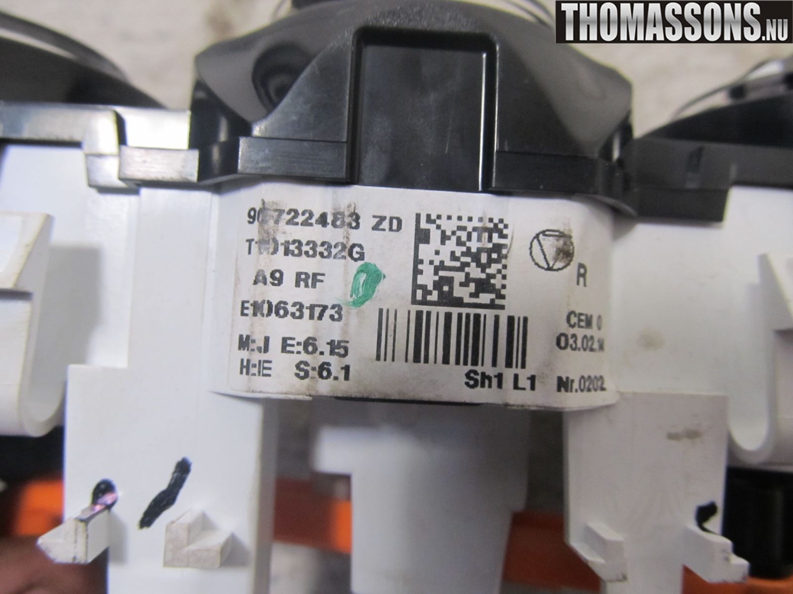 Peugeot 208 12-15 Varme Ac Betjening-Display