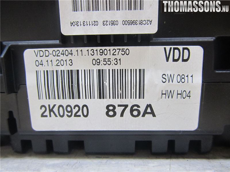 Volkswagen VW CADDY 11-15 Instr Kombinert