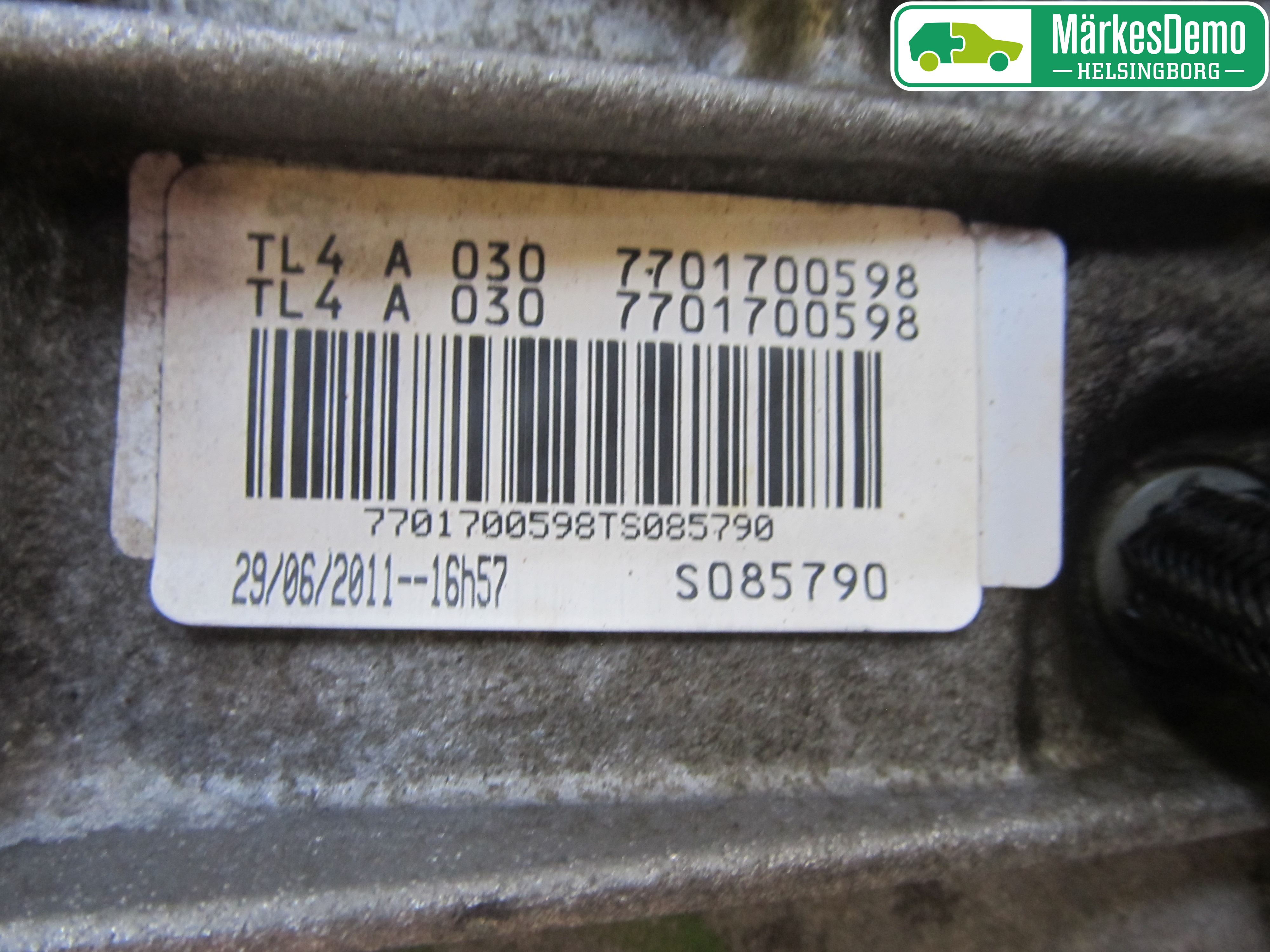 Renault MEGANE III 09-15 Gearkasse 6 Trinn