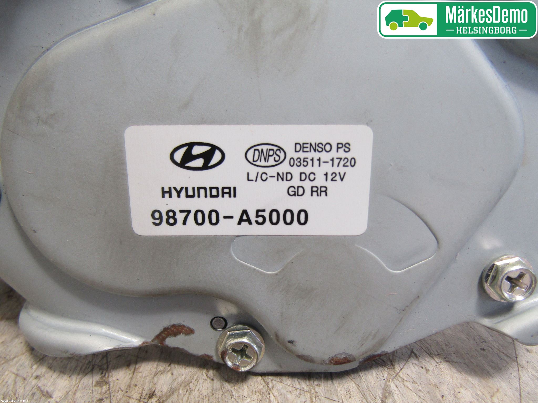 Hyundai i30 GD 13-17 Viskermotor Bakluke