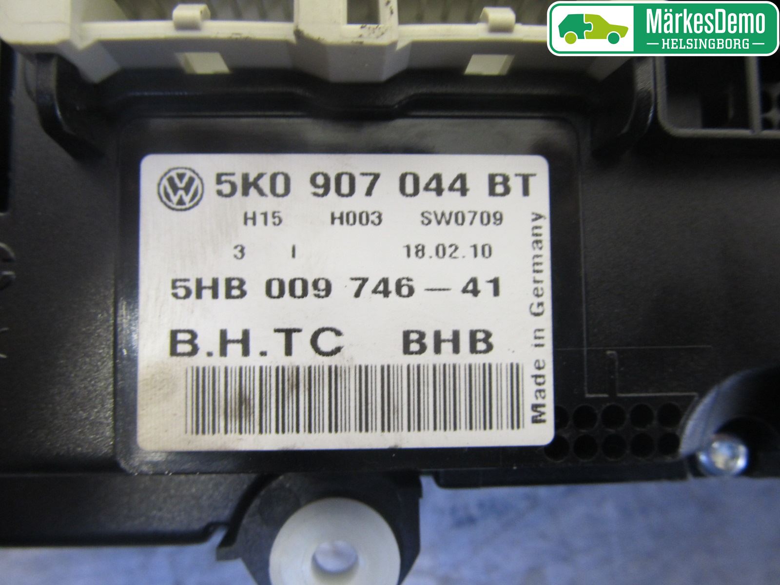 Volkswagen VW GOLF PLUS/CROSS GOLF 04-14 Varme Ac Betjening-Display
