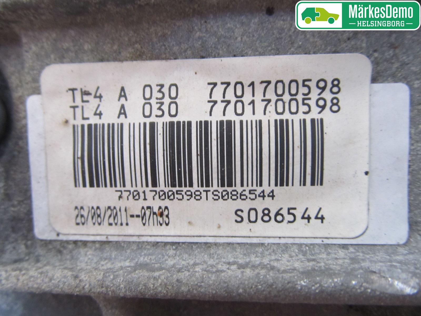 Renault MEGANE III 09-15 Gearkasse 6 Trinn