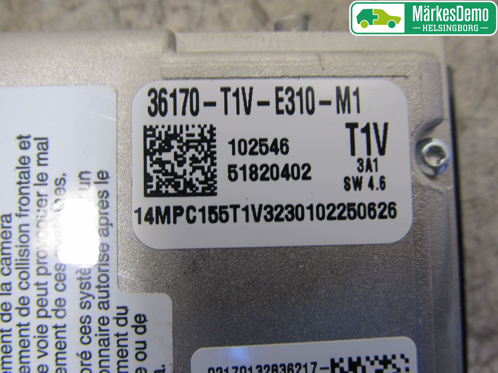 Honda CR-V 13-18 Sensor Kollisjonsbeskyttelse