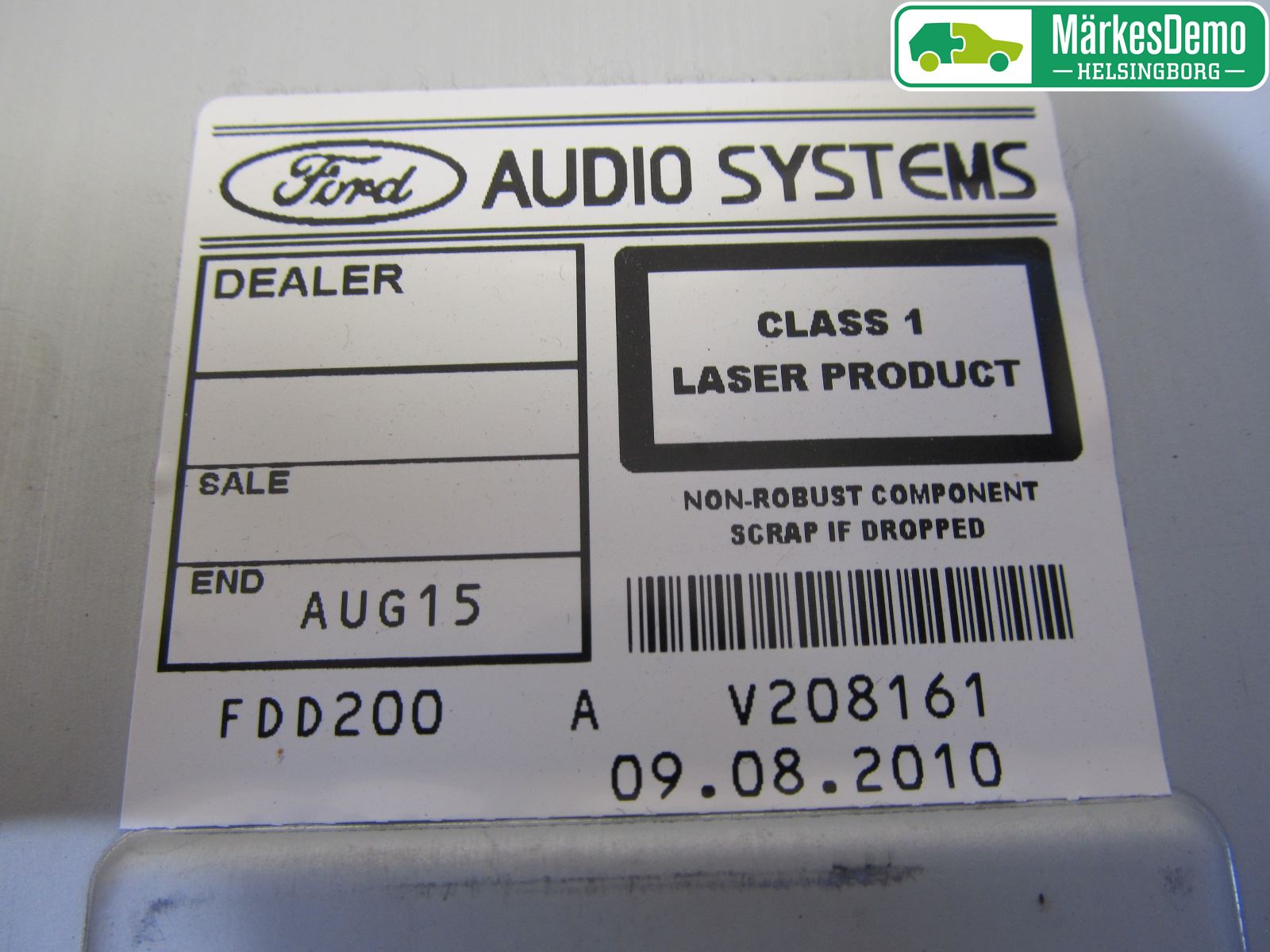Ford FOCUS 08-11 Stereo Radio Med Cd