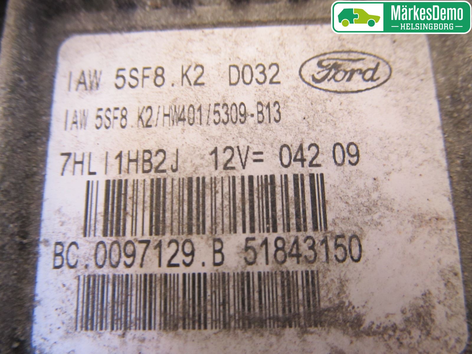 Ford KA 09-16 Styreenhet Innsprøytning