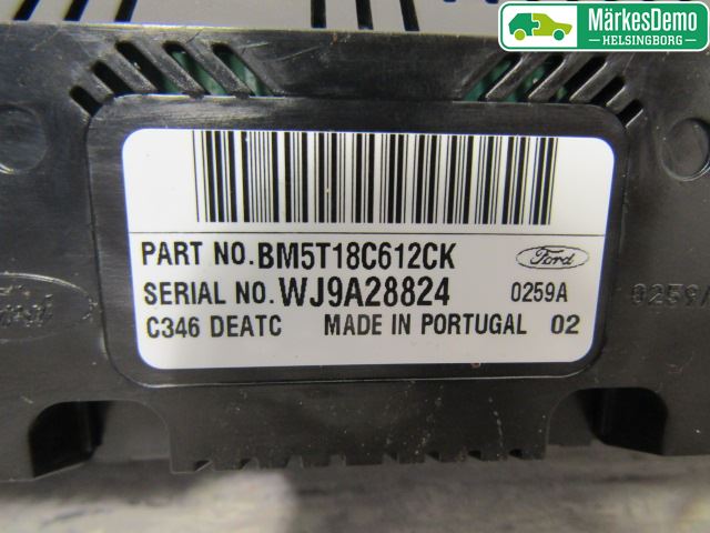 Ford FOCUS 11-14 Varme Ac Betjening-Display
