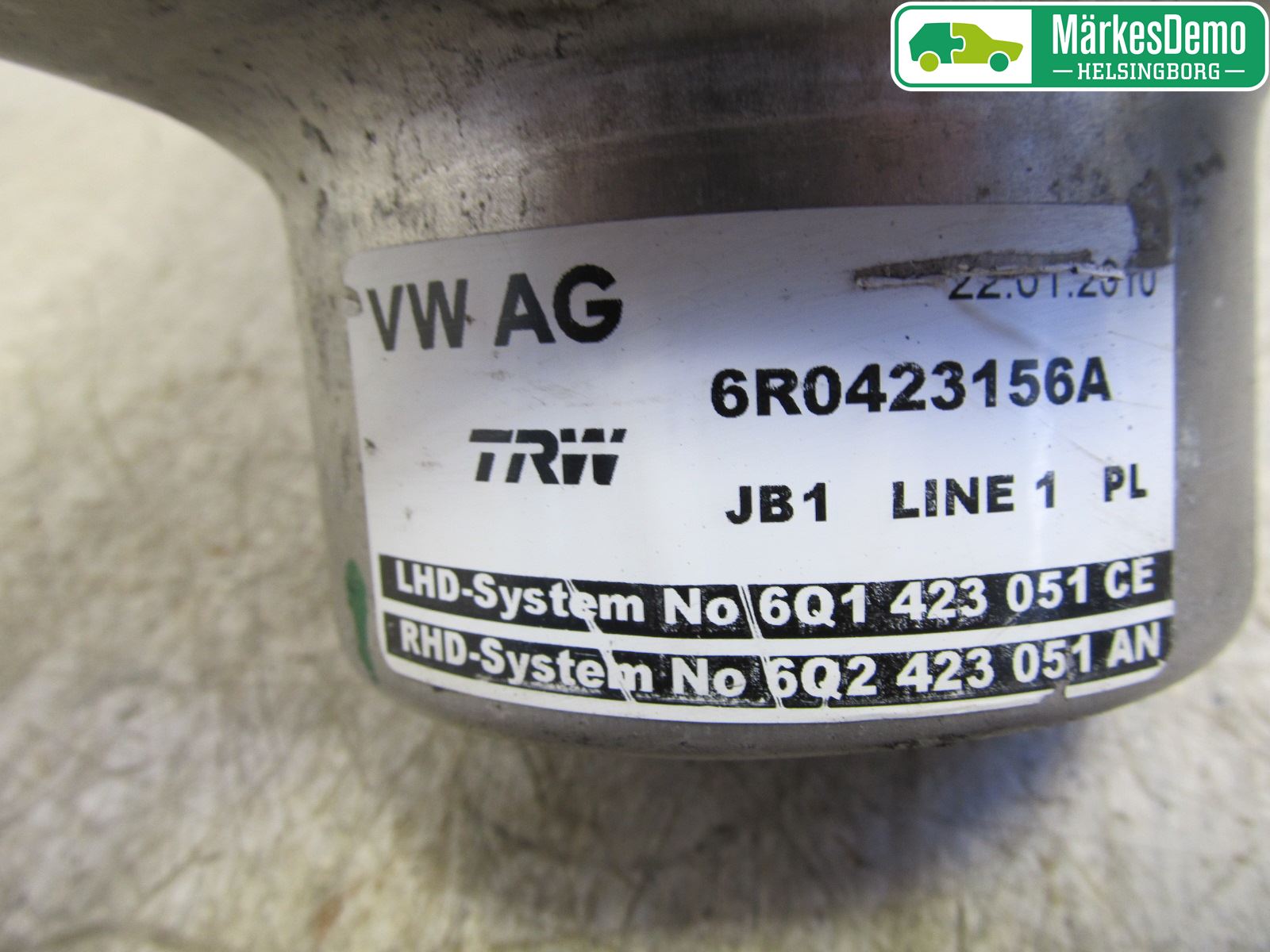 Skoda FABIA 07-14 Servostyring Eletrisk Pumpe
