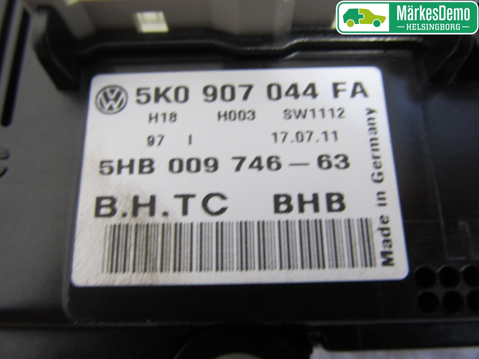 Volkswagen VW PASSAT 11-14 Varme Ac Betjening-Display