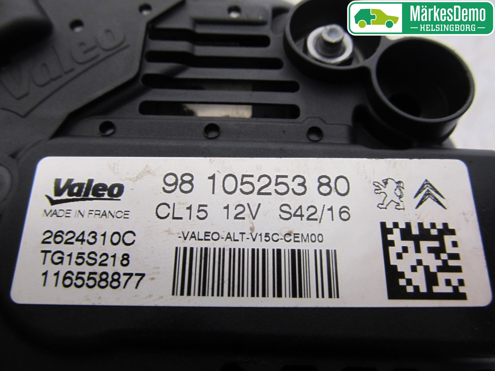 Citroen BERLINGO 08-18 Dynamo