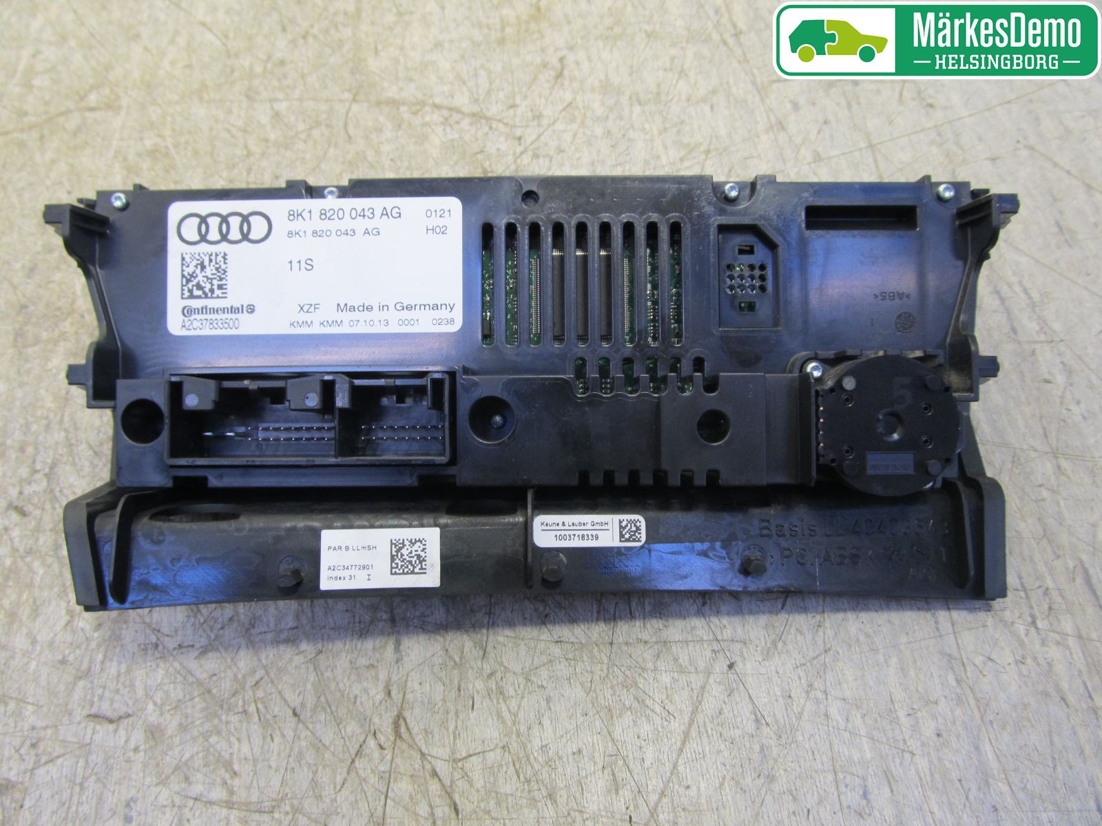 Audi A4 12-15 Varme Ac Betjening-Display