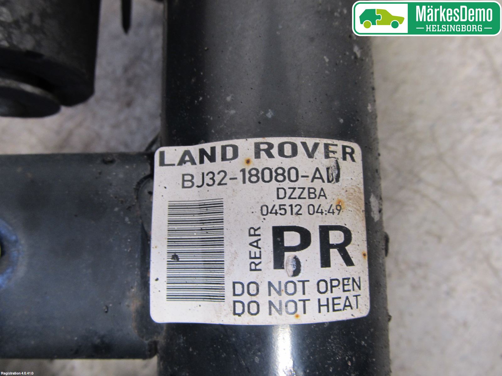 Landrover LAND ROVER RANGE ROVER EVOQUE (L538) 11-18 Fjærbein Bak Venstre