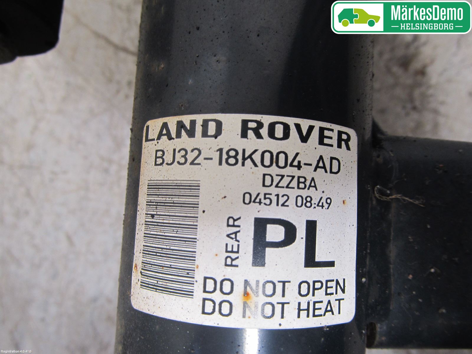 Landrover LAND ROVER RANGE ROVER EVOQUE (L538) 11-18 Fjærbein Bak Høyre