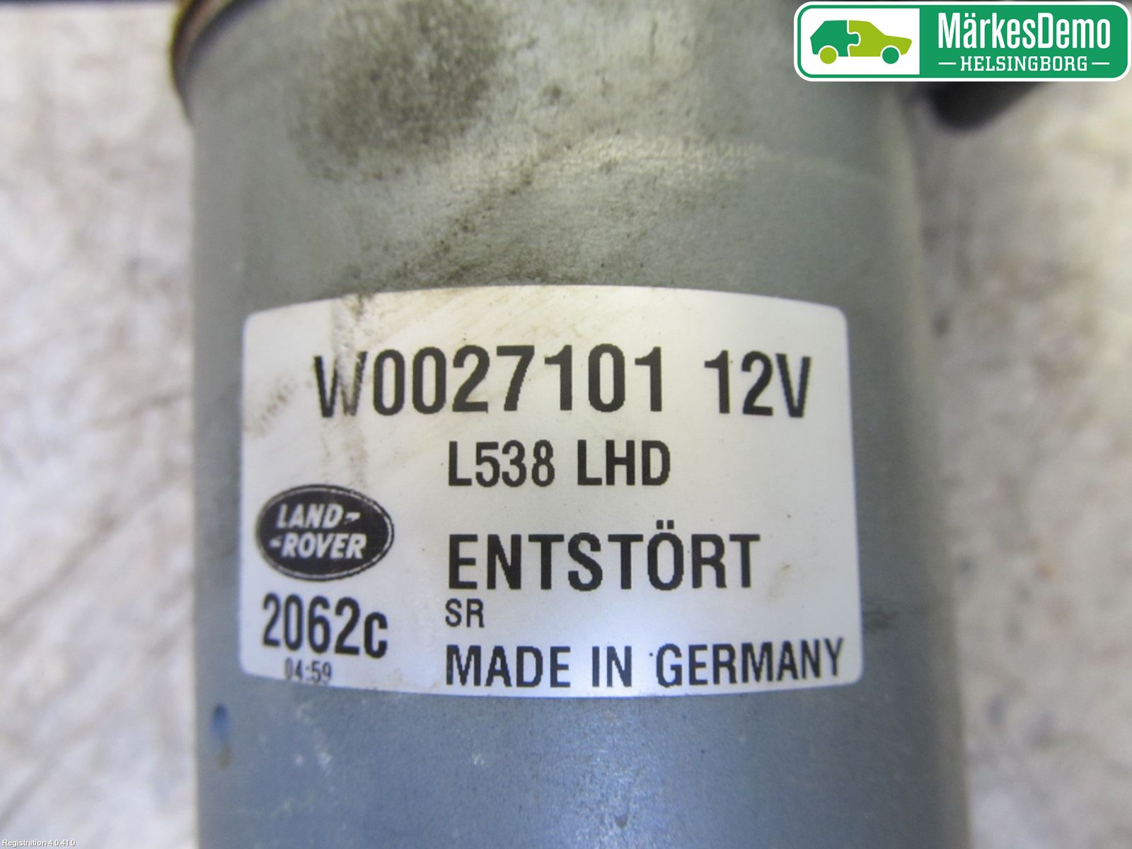 Landrover LAND ROVER RANGE ROVER EVOQUE (L538) 11-18 Viskermotor Frontrute