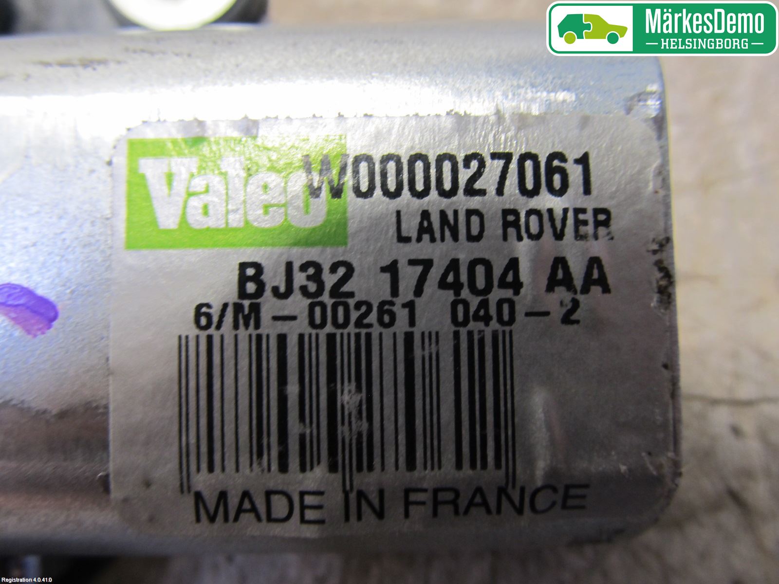 Landrover LAND ROVER RANGE ROVER EVOQUE (L538) 11-18 Viskermotor Bakluke