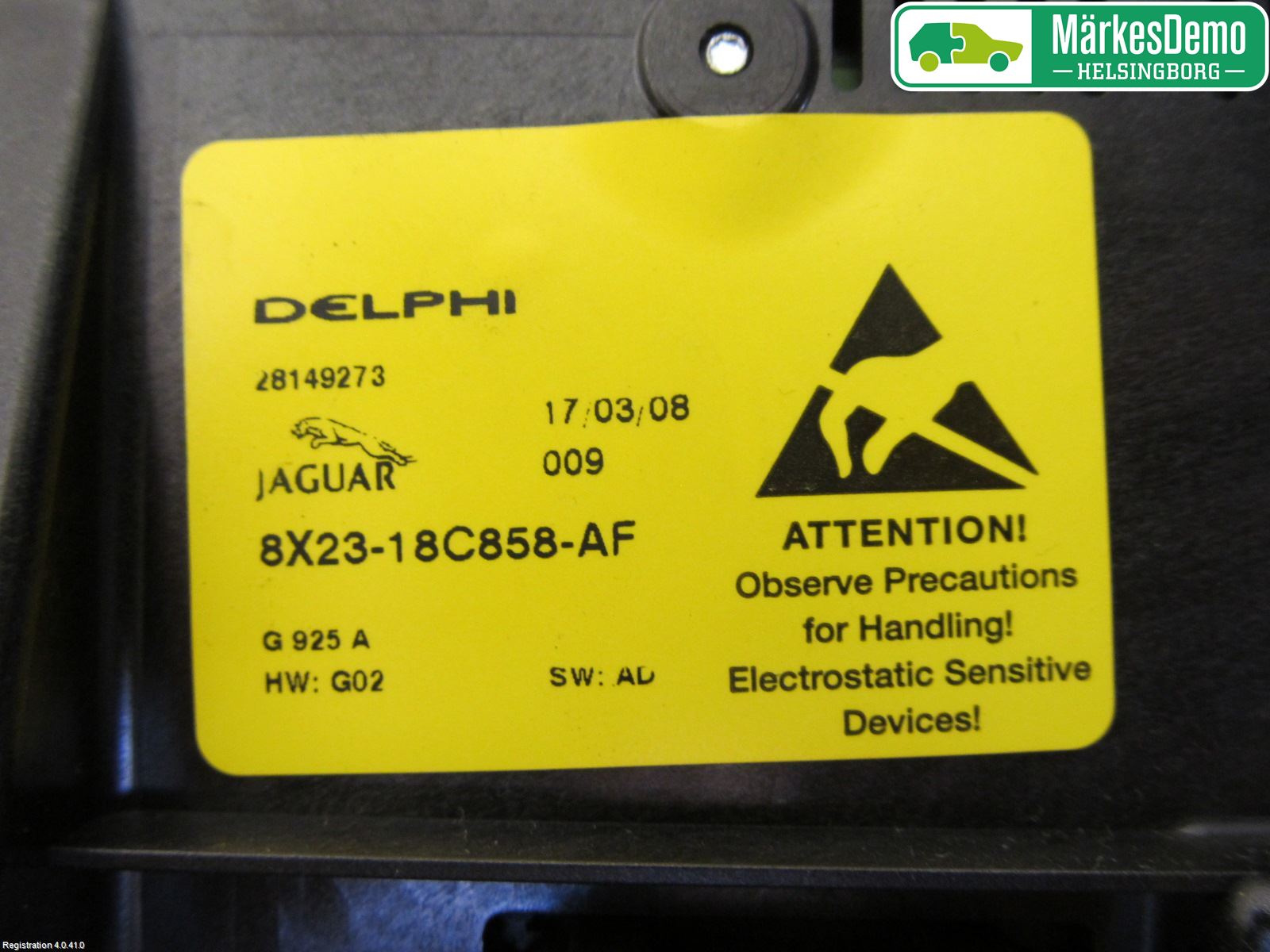 Jaguar XF 08-15 Varme Ac Betjening-Display