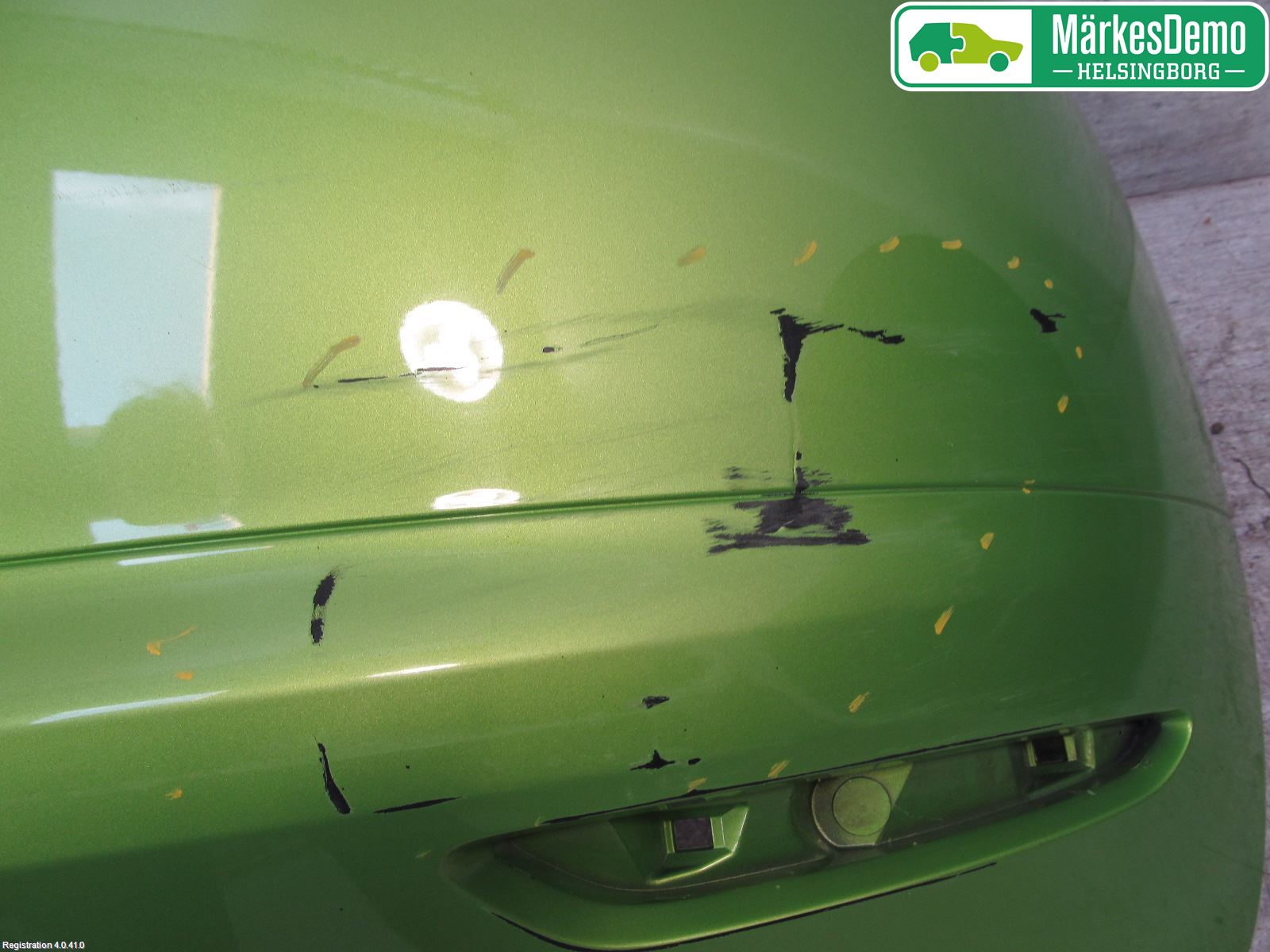 Volkswagen VW SCIROCCO 09-17 Støtfanger Bak Overtrekk