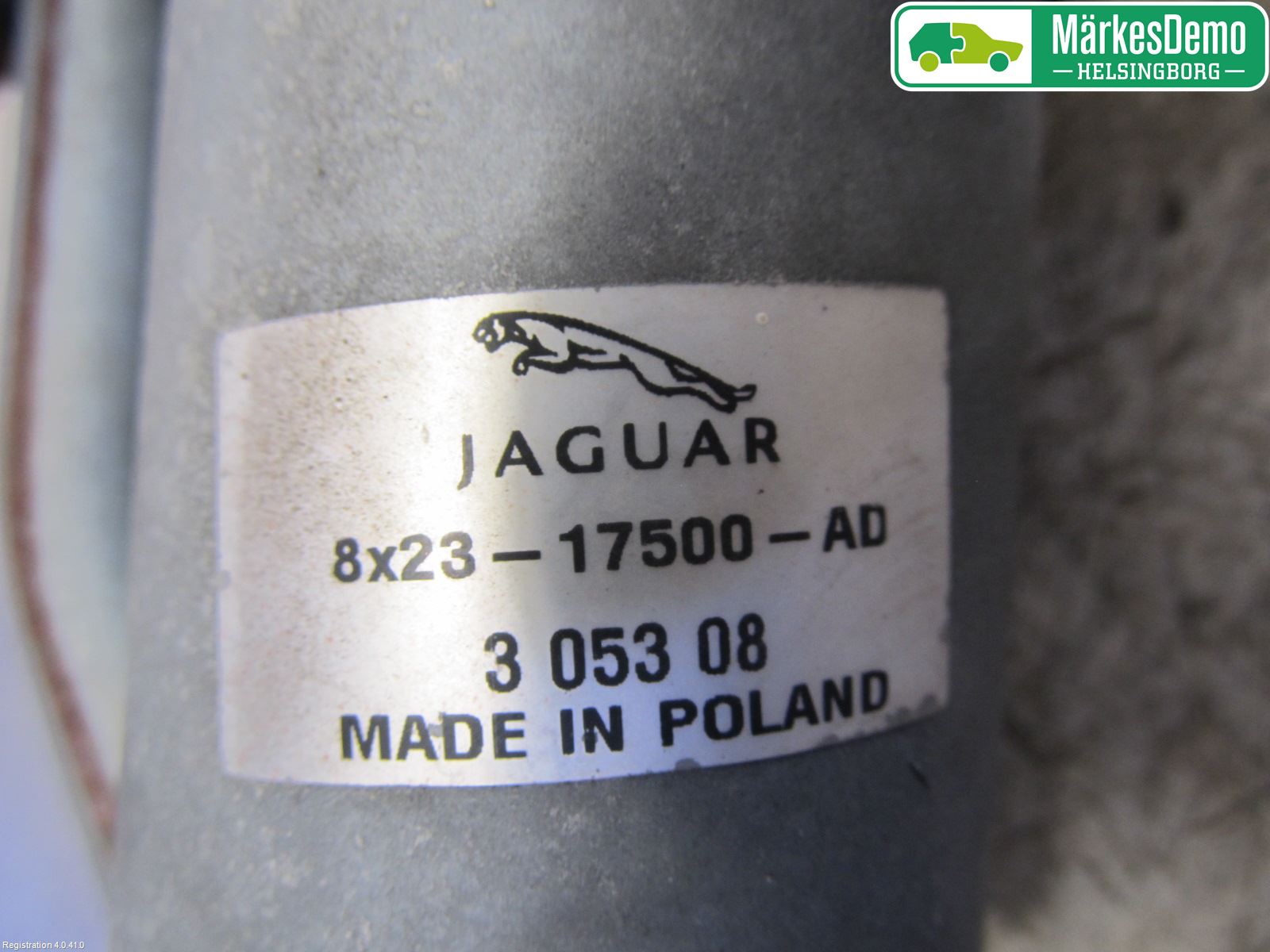 Jaguar XF 08-15 Viskermotor Frontrute