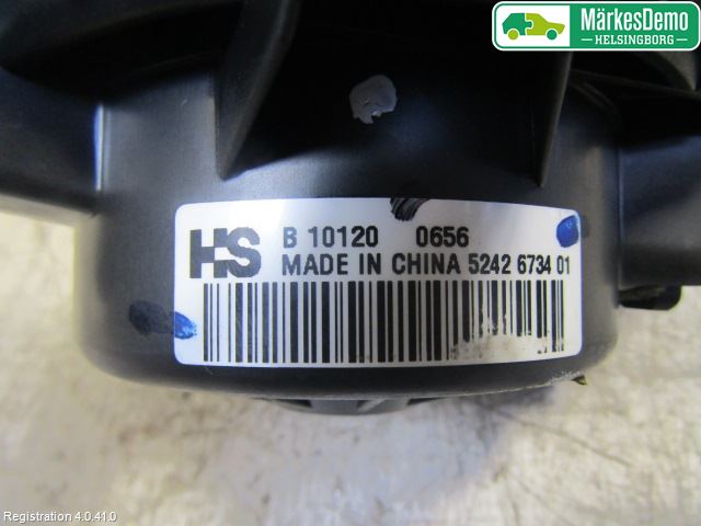 Saab 9-5 10-12 Varmeapparat Viftemotor