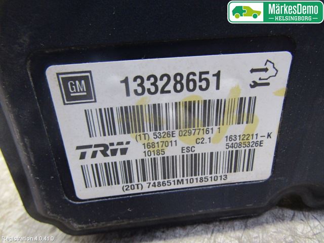 Saab 9-5 10-12 Abs Hydraulikkaggregat