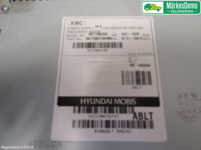 Kia CEED 12-18 Stereo Radio Med Cd