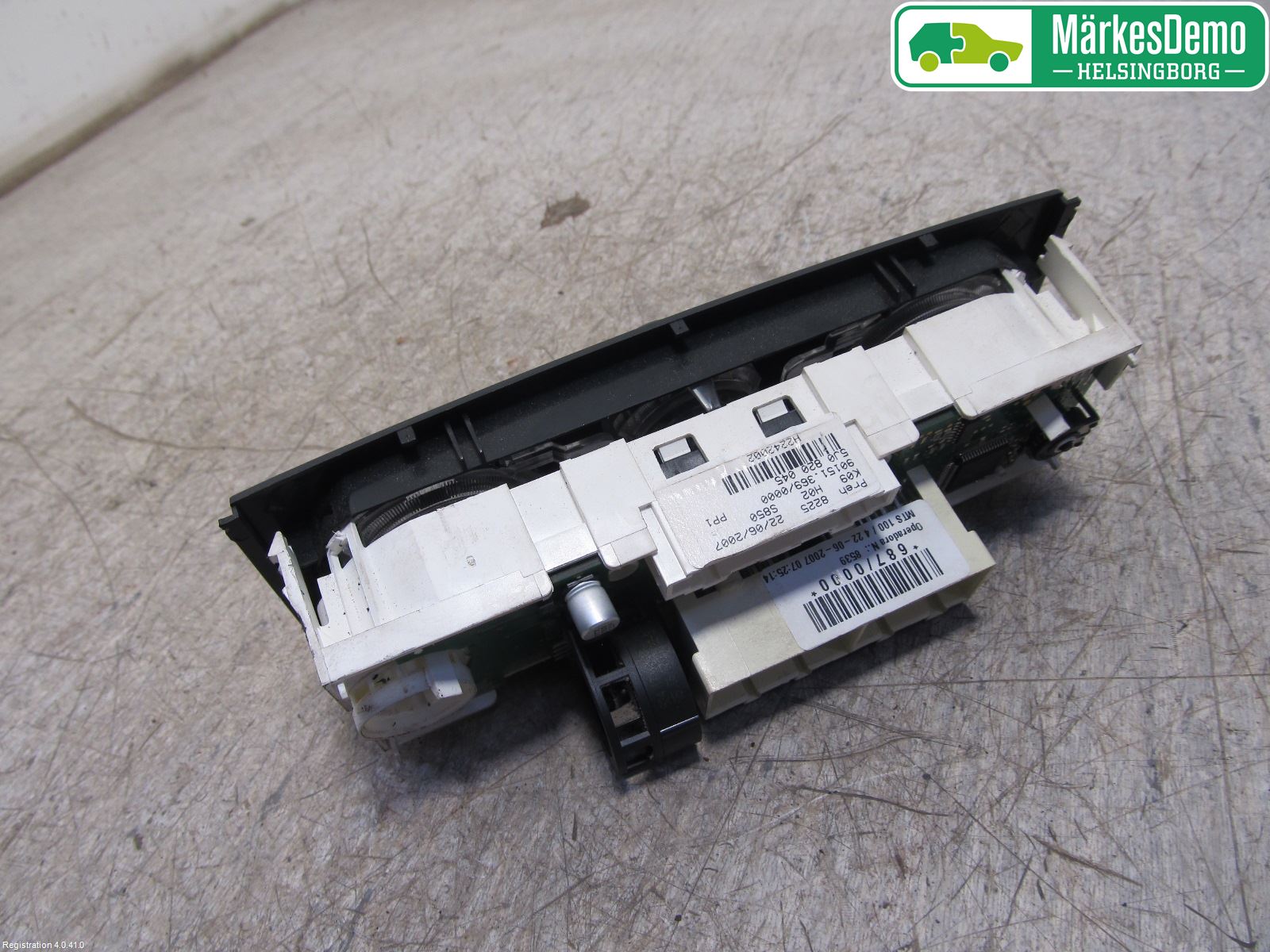 Skoda ROOMSTER Varme Ac Betjening-Display