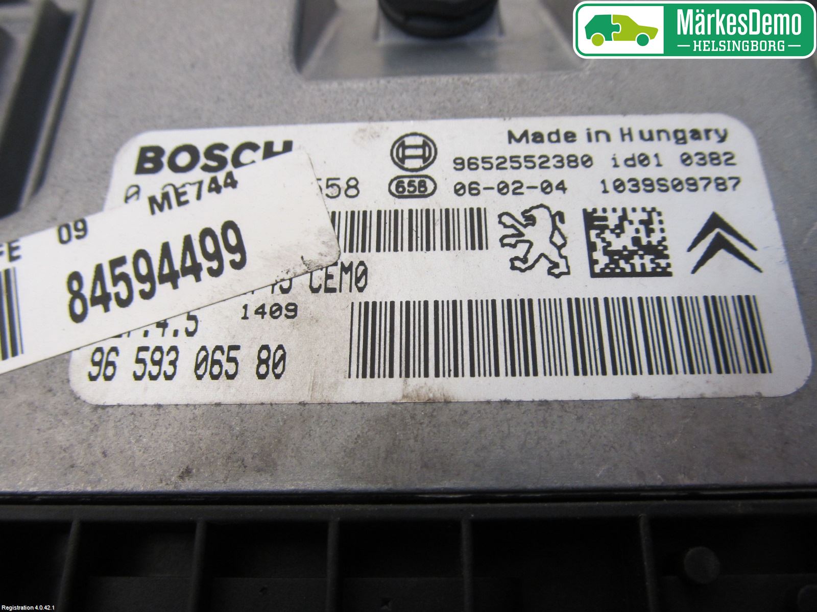 Peugeot 307     05-08 Styreenhet Innsprøytning
