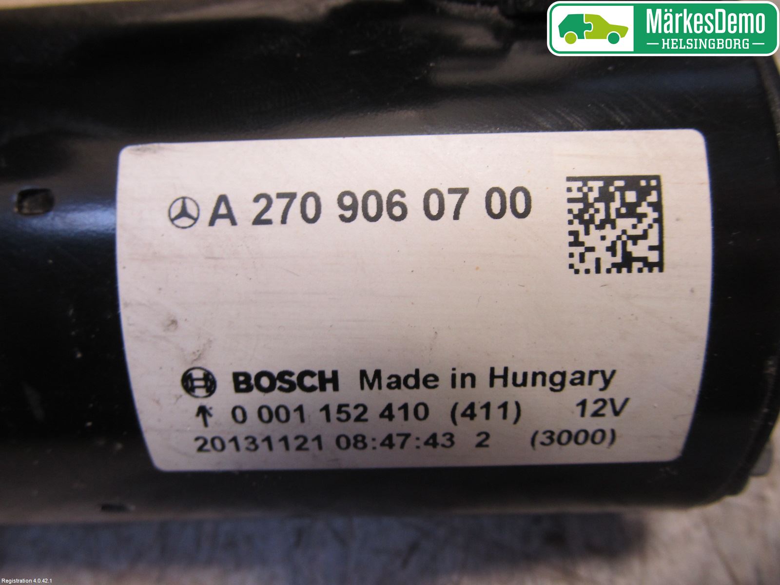 Mercedes-Benz MB A-KLASS (W176) 13-18 Startmotor