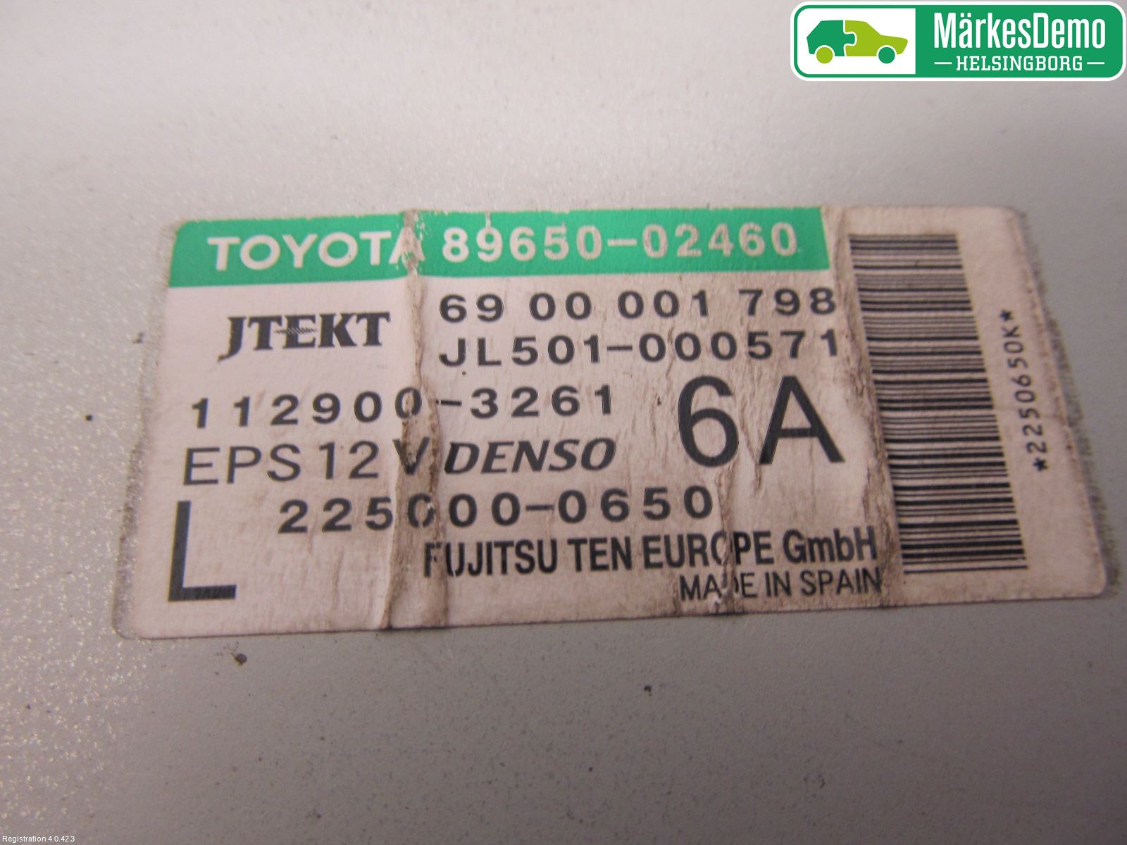 Toyota AURIS 07-09 Styreenhet Styreservo