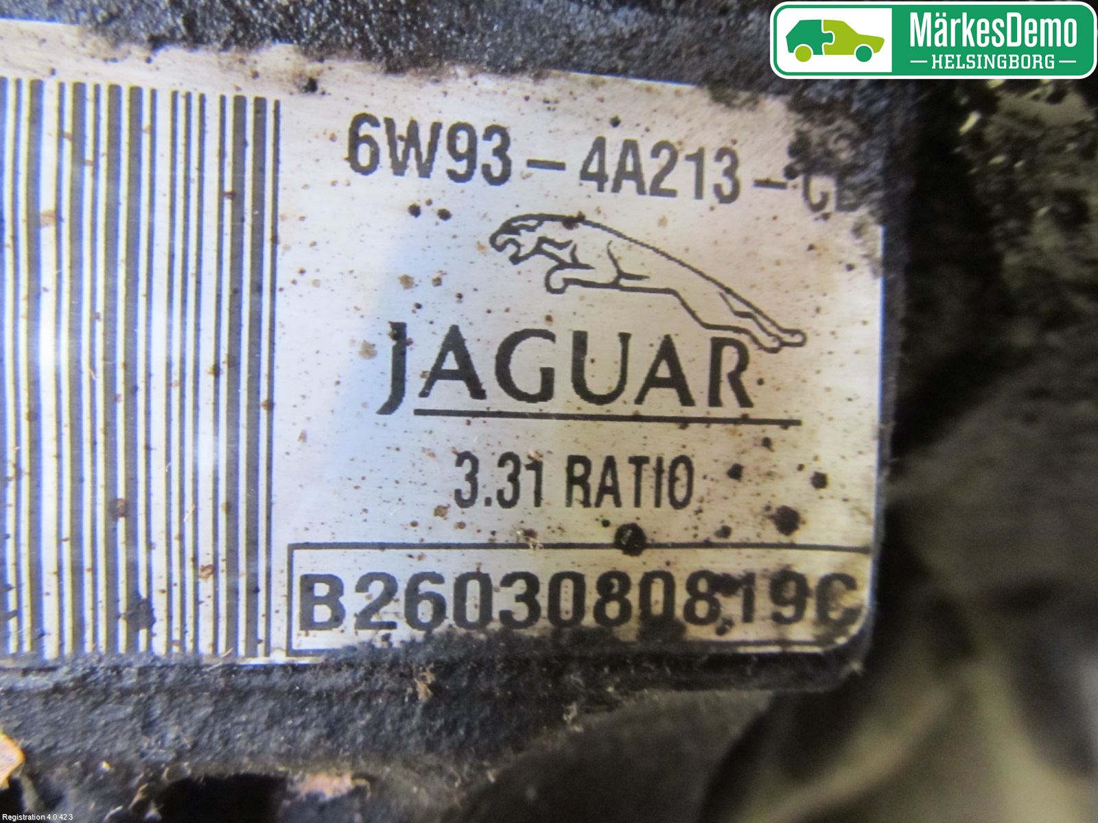 Jaguar XF 08-15 Bakaksel Kardang Bak -Diff