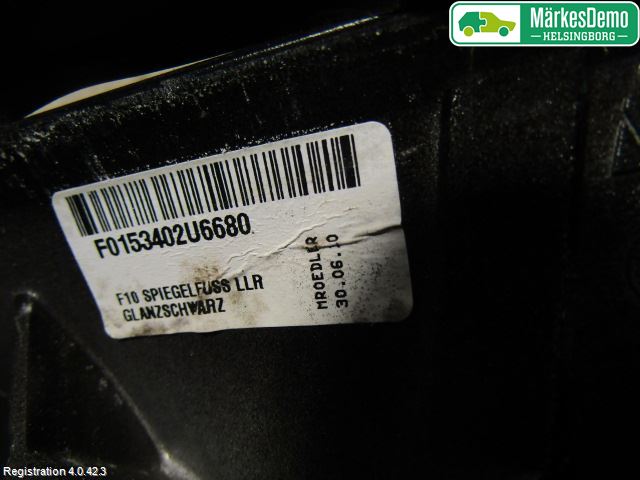 BMW 5 F10/F11/F18 09-17 Speil H M-El Justering
